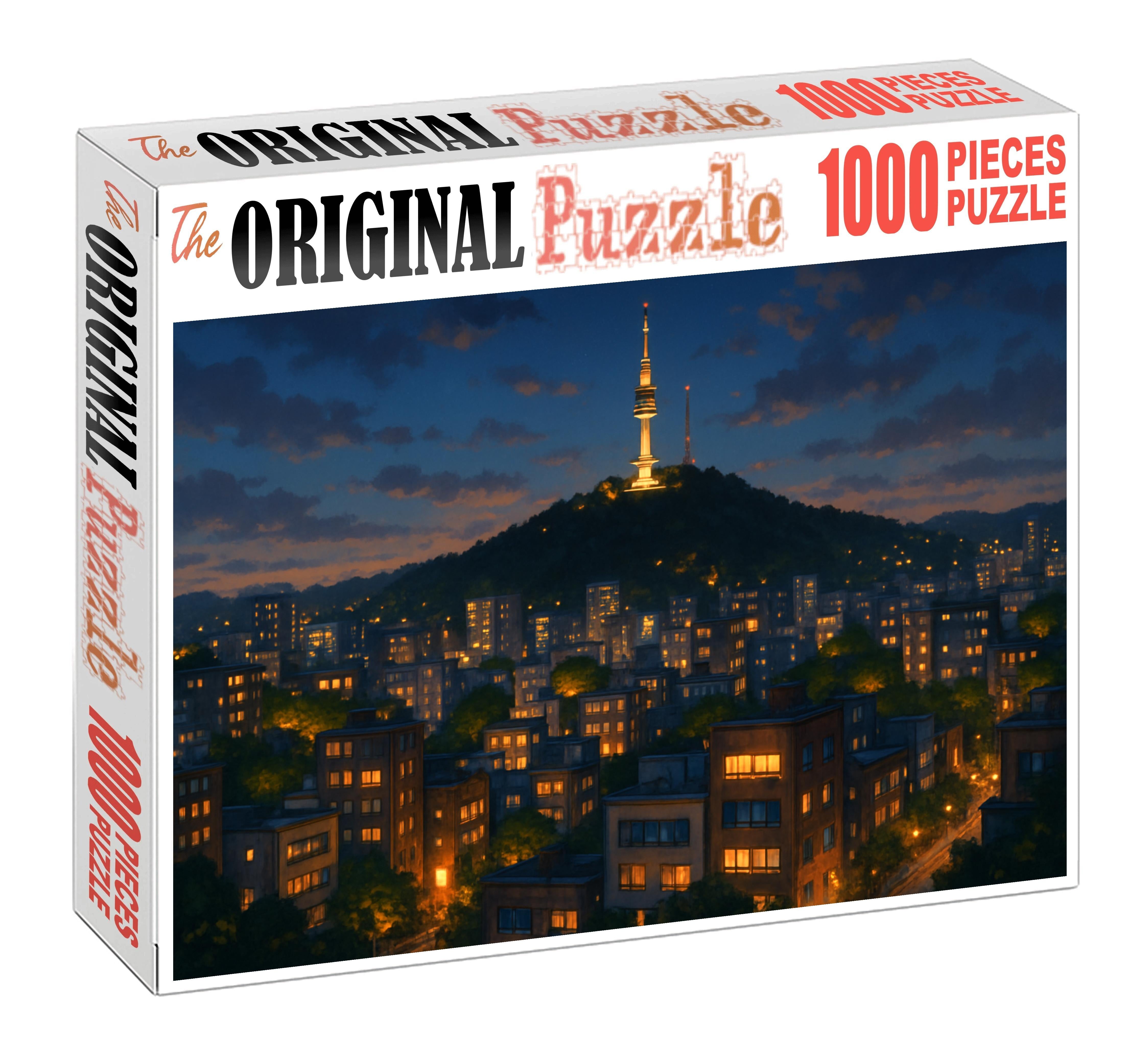 Seoul Namsan Skyline Fusion Of Technology And Tradition Framed By Namsan Tower Puzzle Challenge