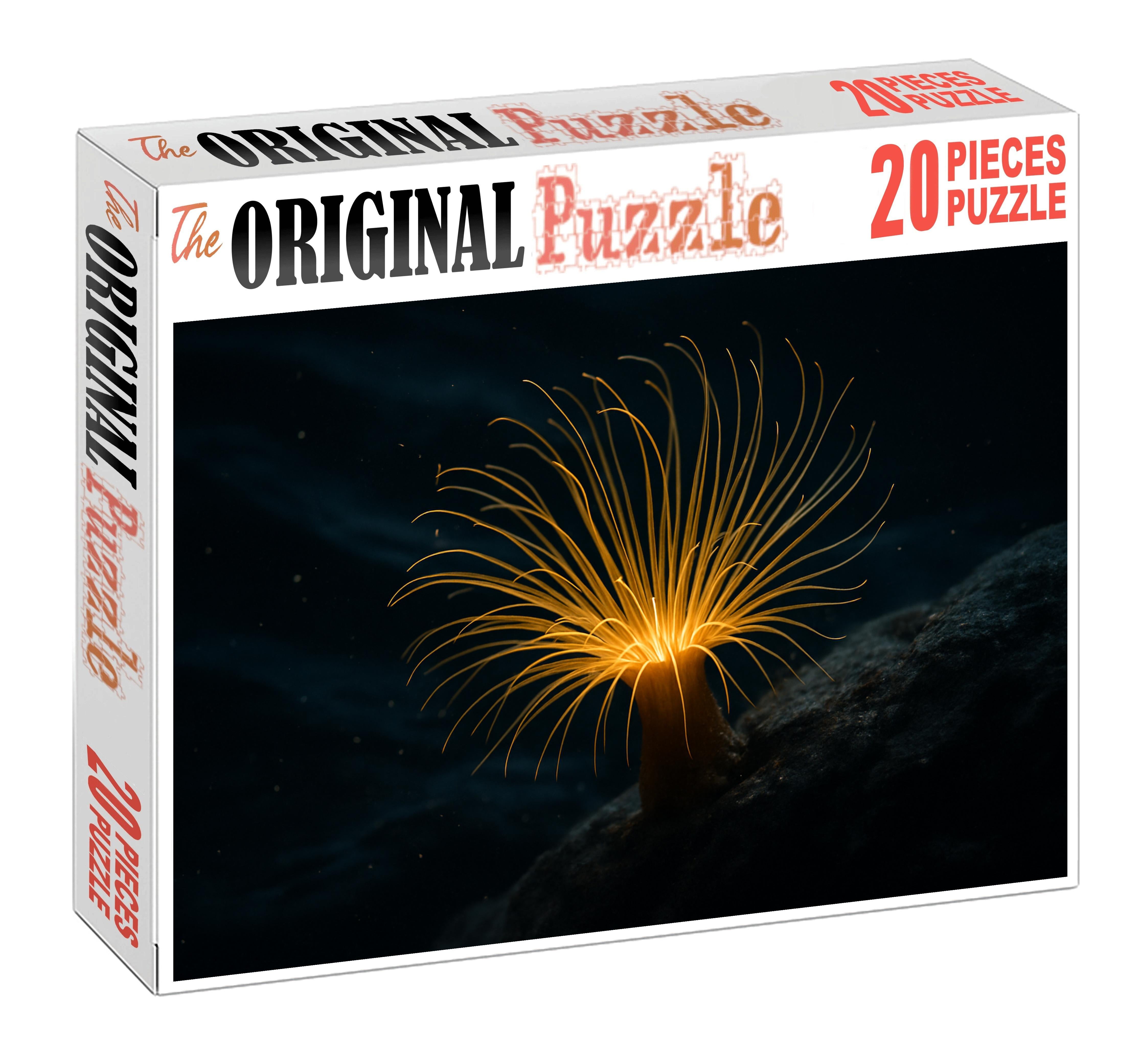 Golden Thread Anemone Delicate Predator With Radiant Tentacles 200 Piece Puzzle