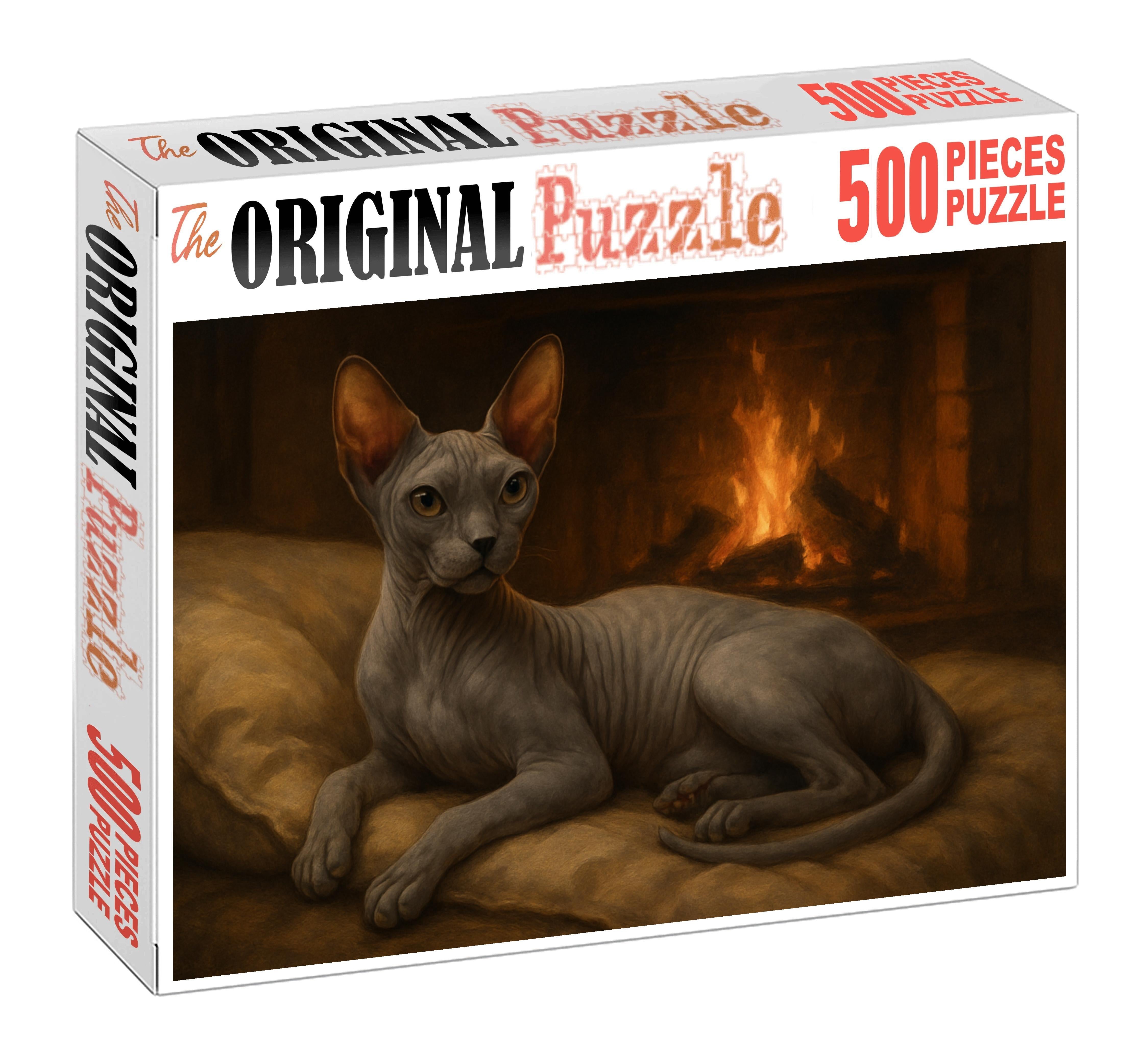 Pearl Grey Sphinx Puzzle Collection