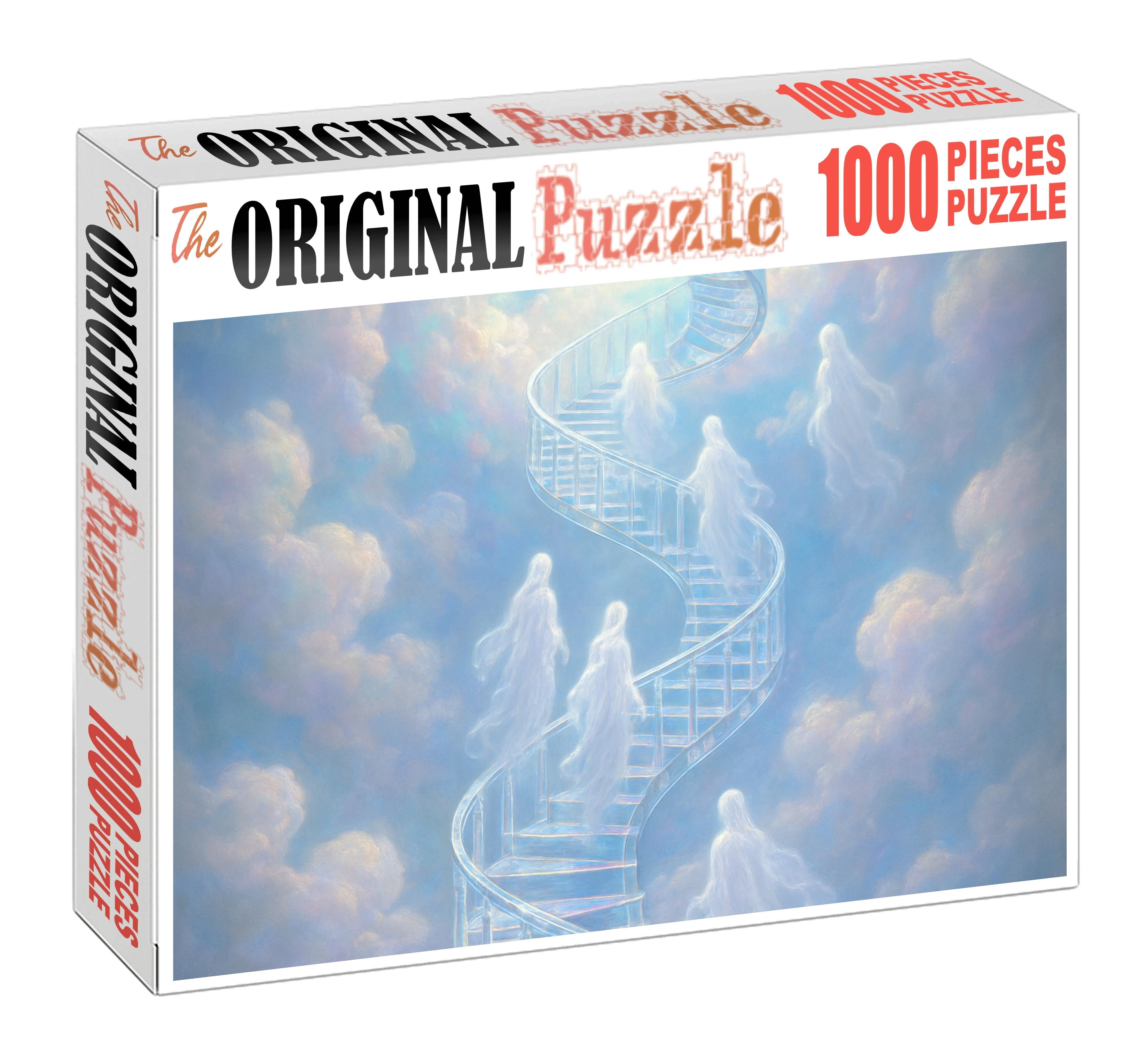 Infinite Staircase To The Veil Of Clouds 1000 Piece Puzzle