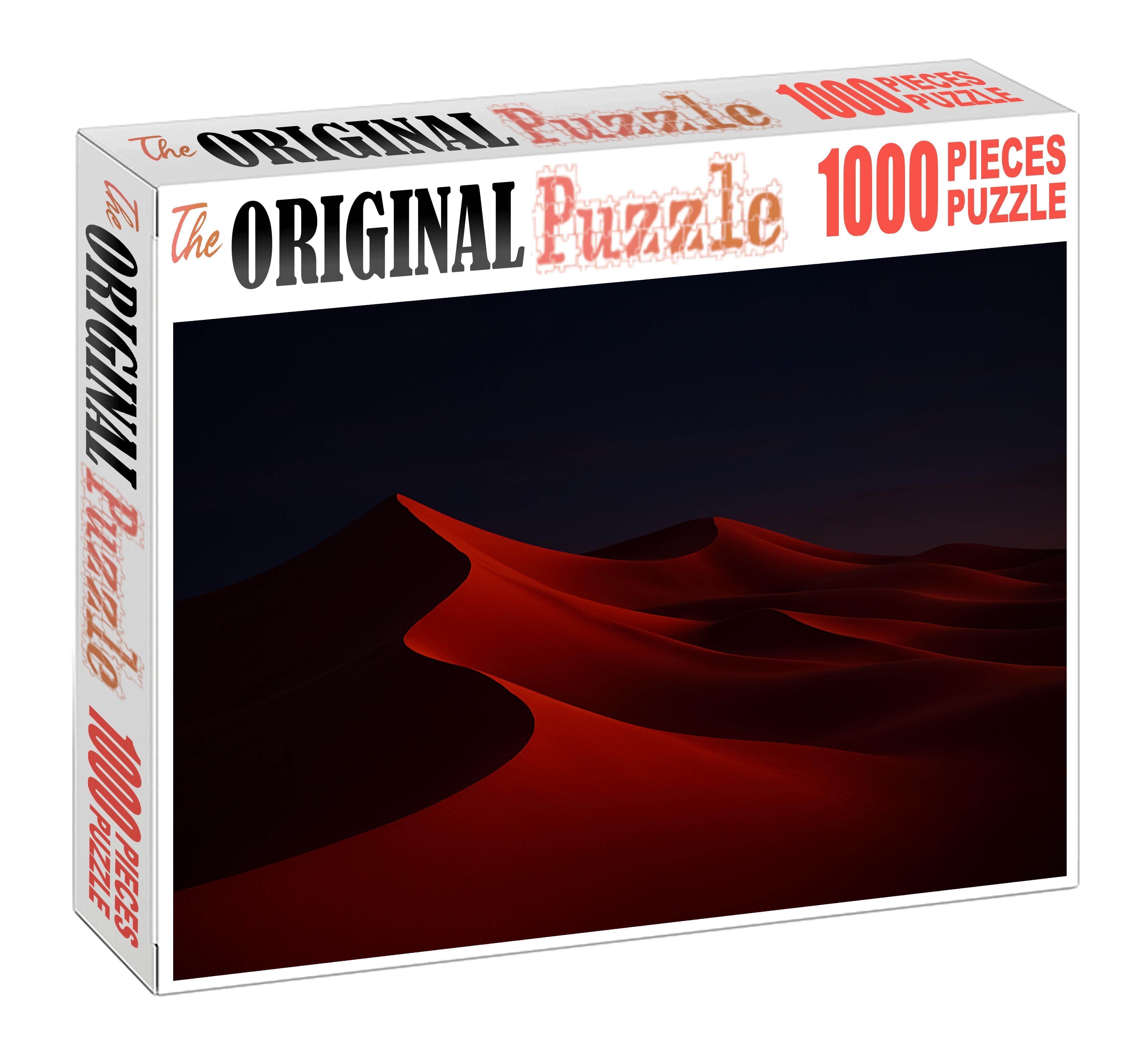 Crimson Dunes At Twilight 1000 Piece Puzzle