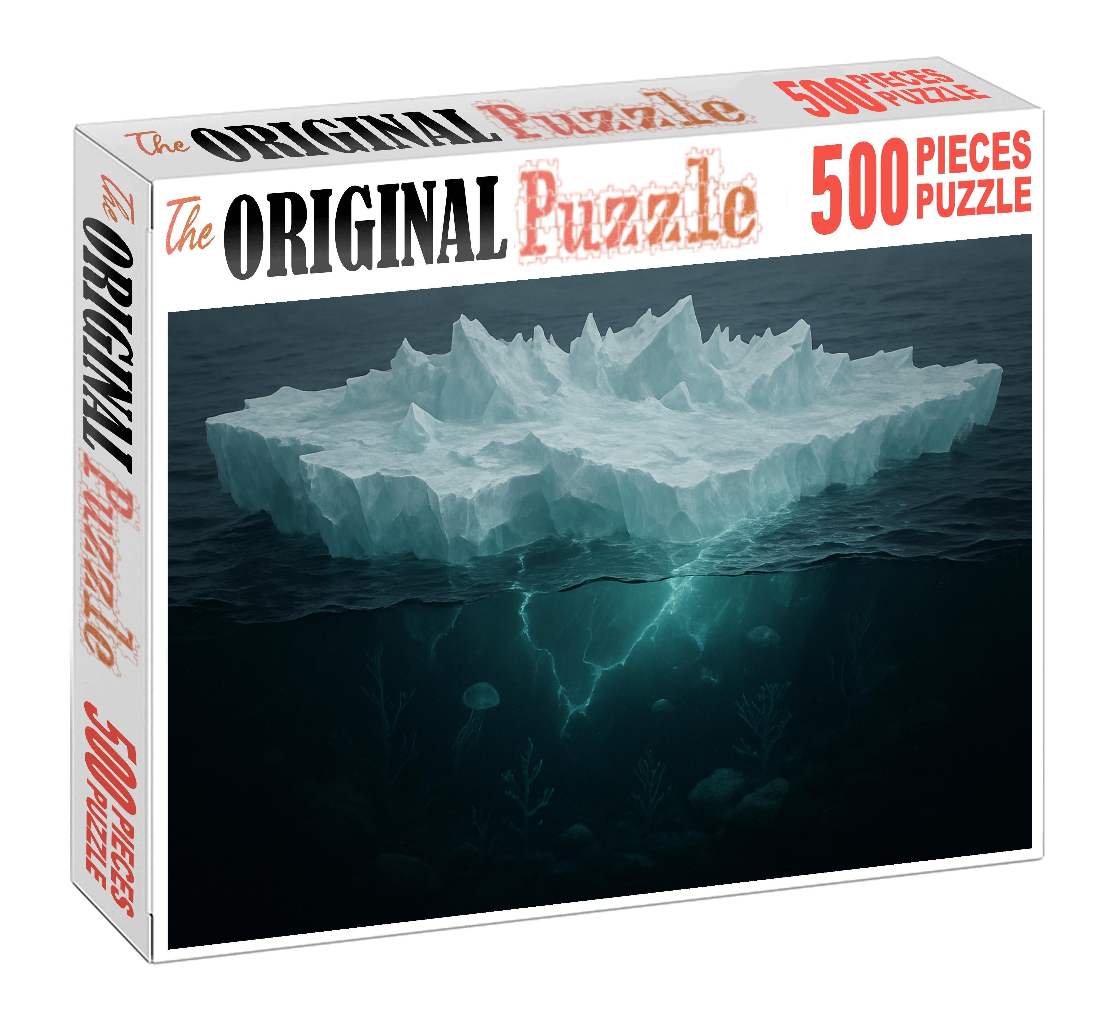 Glacial Drift Ice Shelf Custom Jigsaw Puzzle