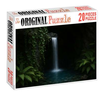 Hidden Sapphire Grotto Custom Jigsaw Puzzle