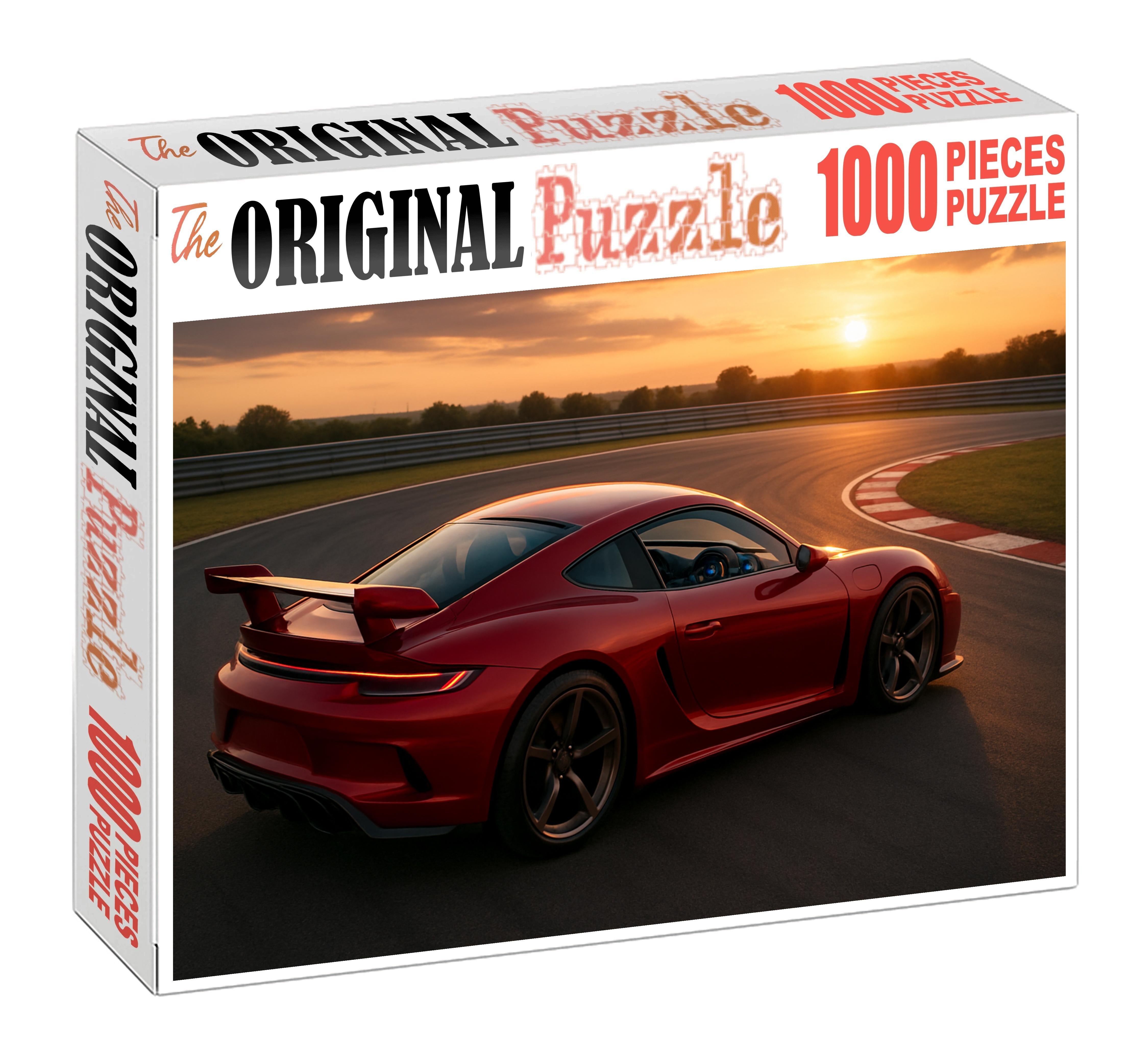 Crimson Talon Rs Twin-turbocharged V8 With Aerodynamic Precision 300 Piece Puzzle