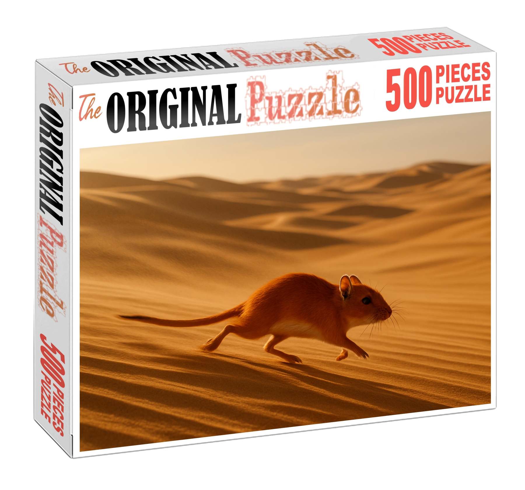 Vermilion Dust Runner Swift Desert Rodent With Streamlined Form And Burrowing Skills Premium Puzzle Pieces