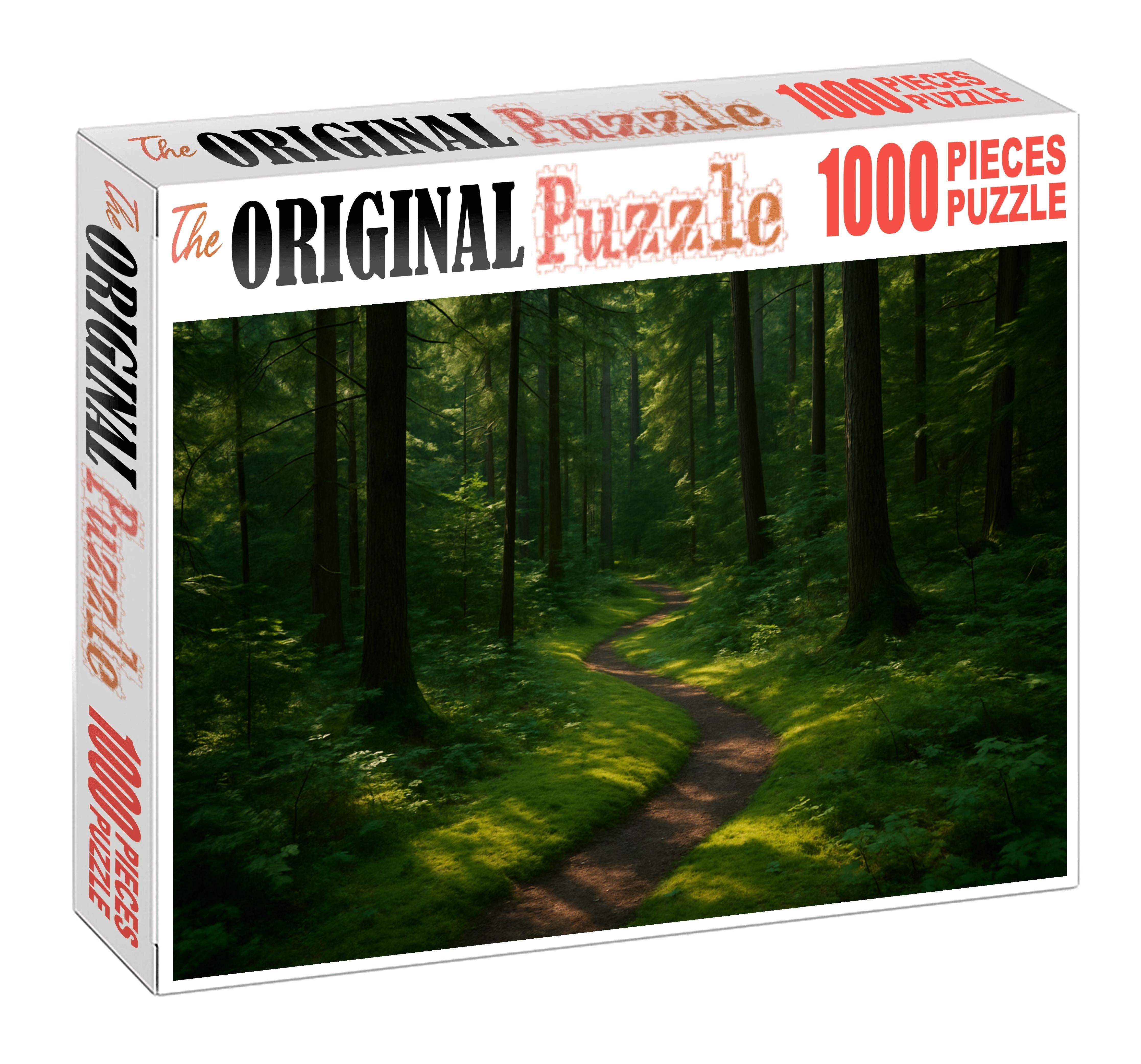 Mossy Woodland Pathway Premium Puzzle Pieces
