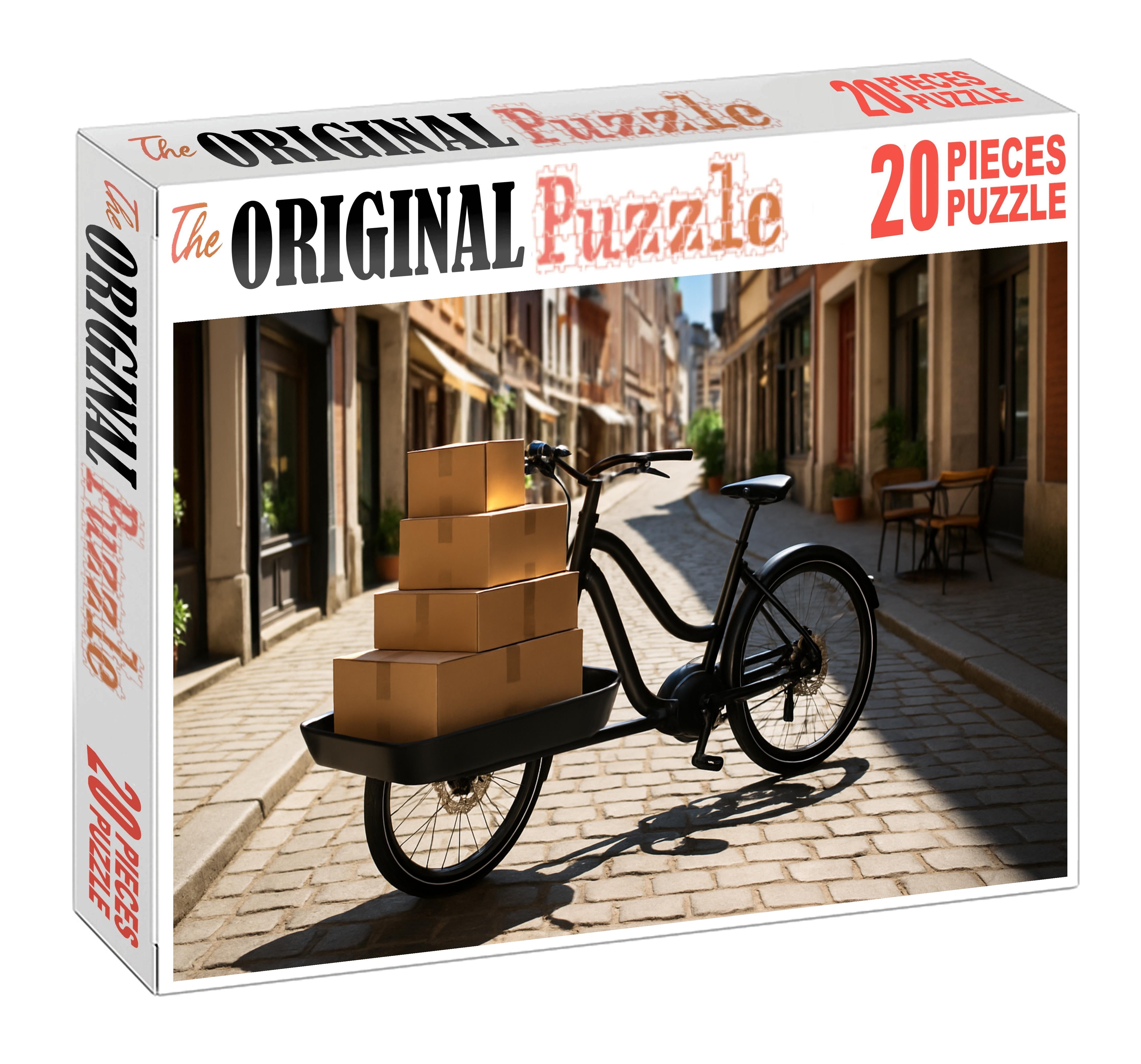 Lightweight Carbon Fiber Cargo Bicycle 100 Piece Puzzle