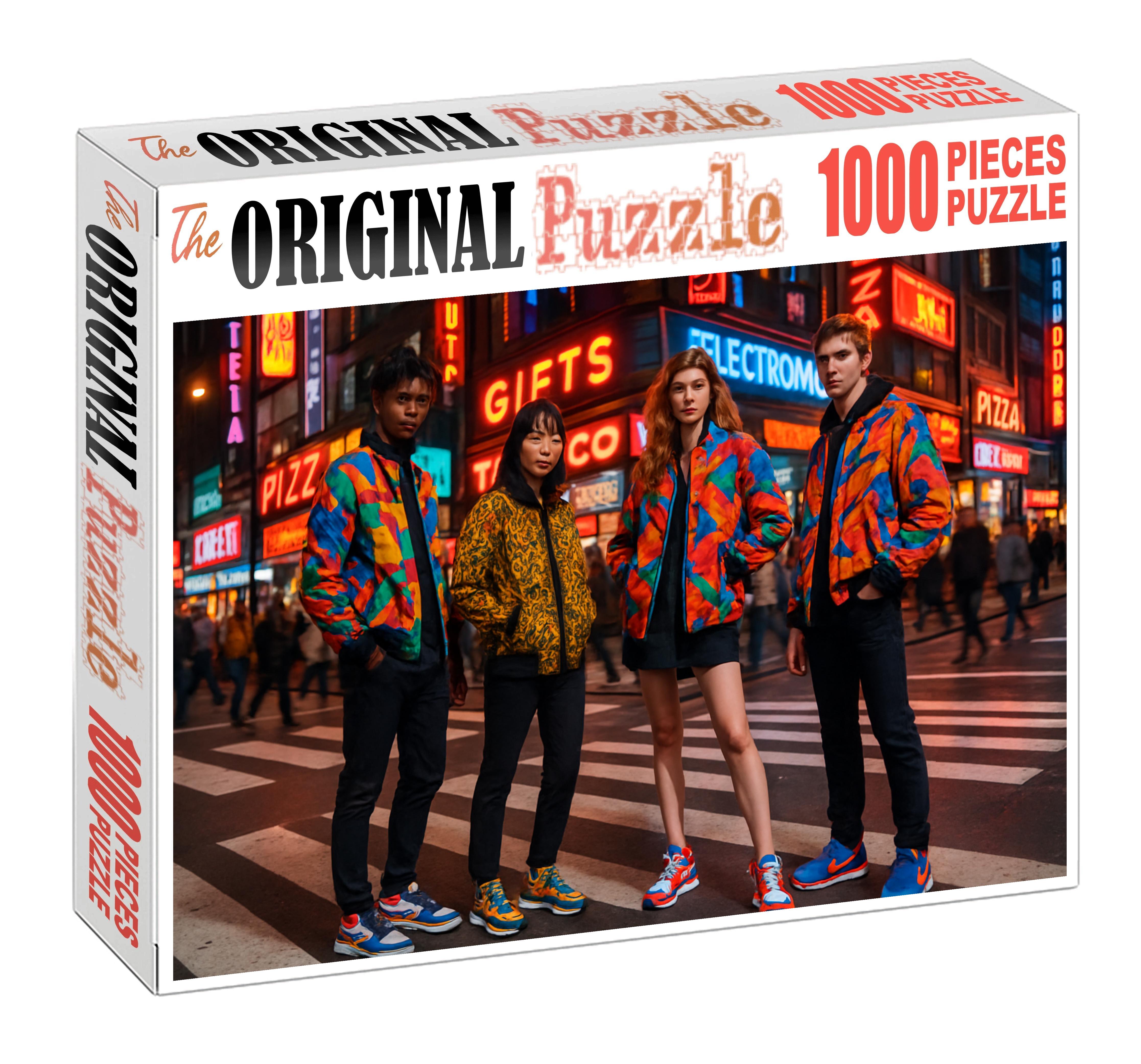 Urban Streetwear Renaissance Bold Prints And Cultural Fusion 50 Piece Puzzle