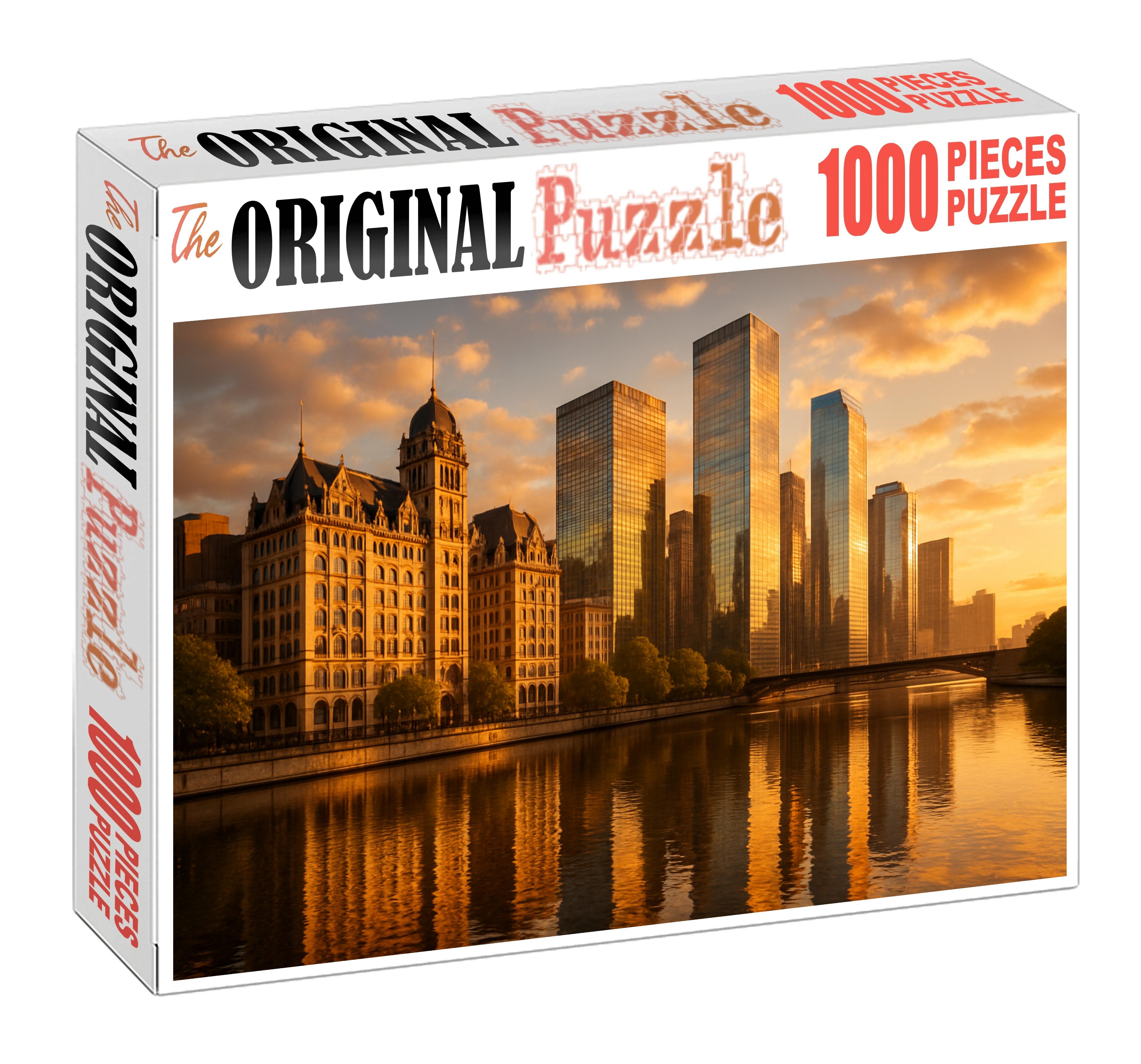 Buenos Aires Skyline Eclectic Mix Of European Classical And Contemporary High-rises Along The Rio De La Plata Puzzle For Kids