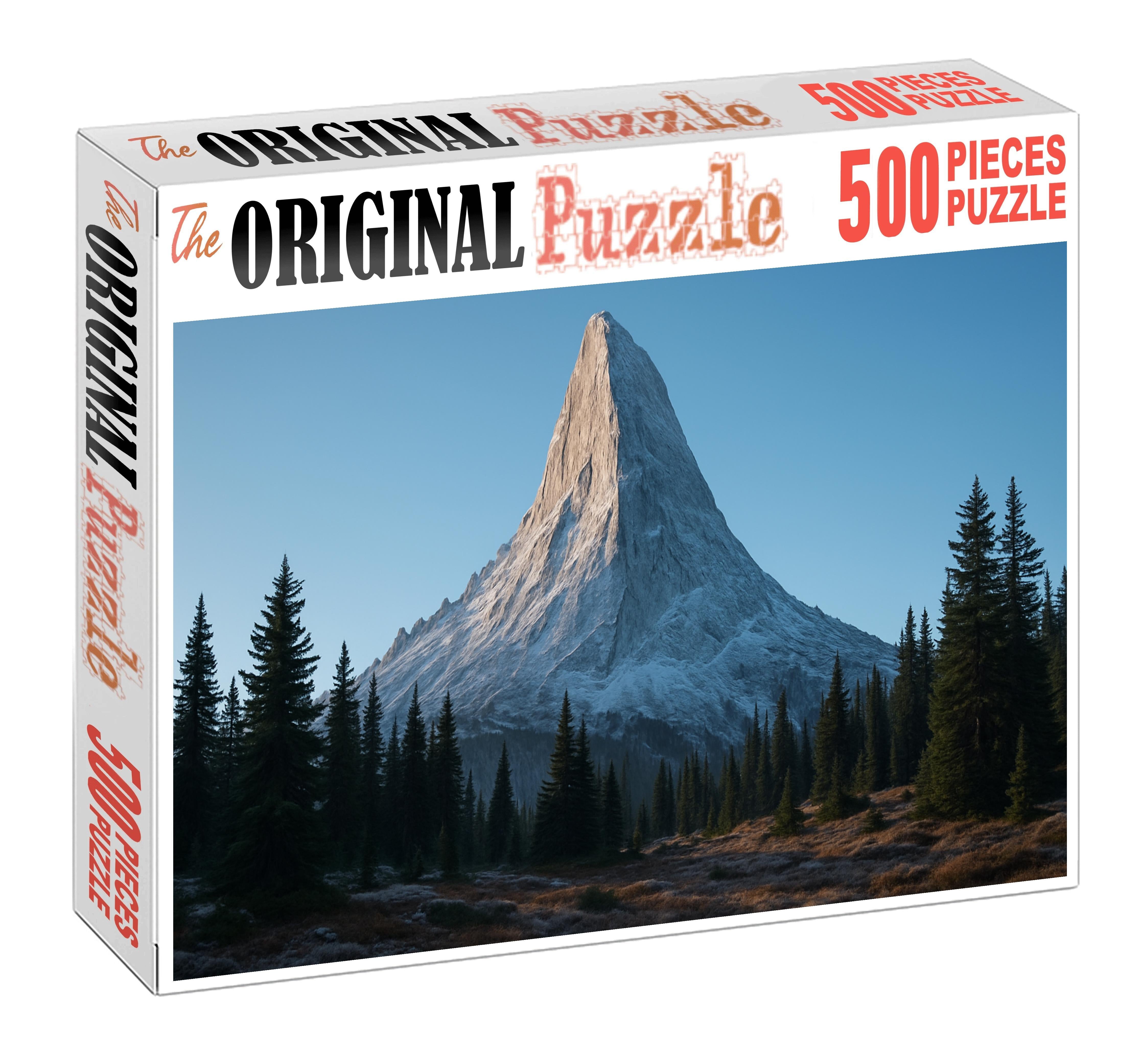 Frostveil Peak Puzzle For Adults