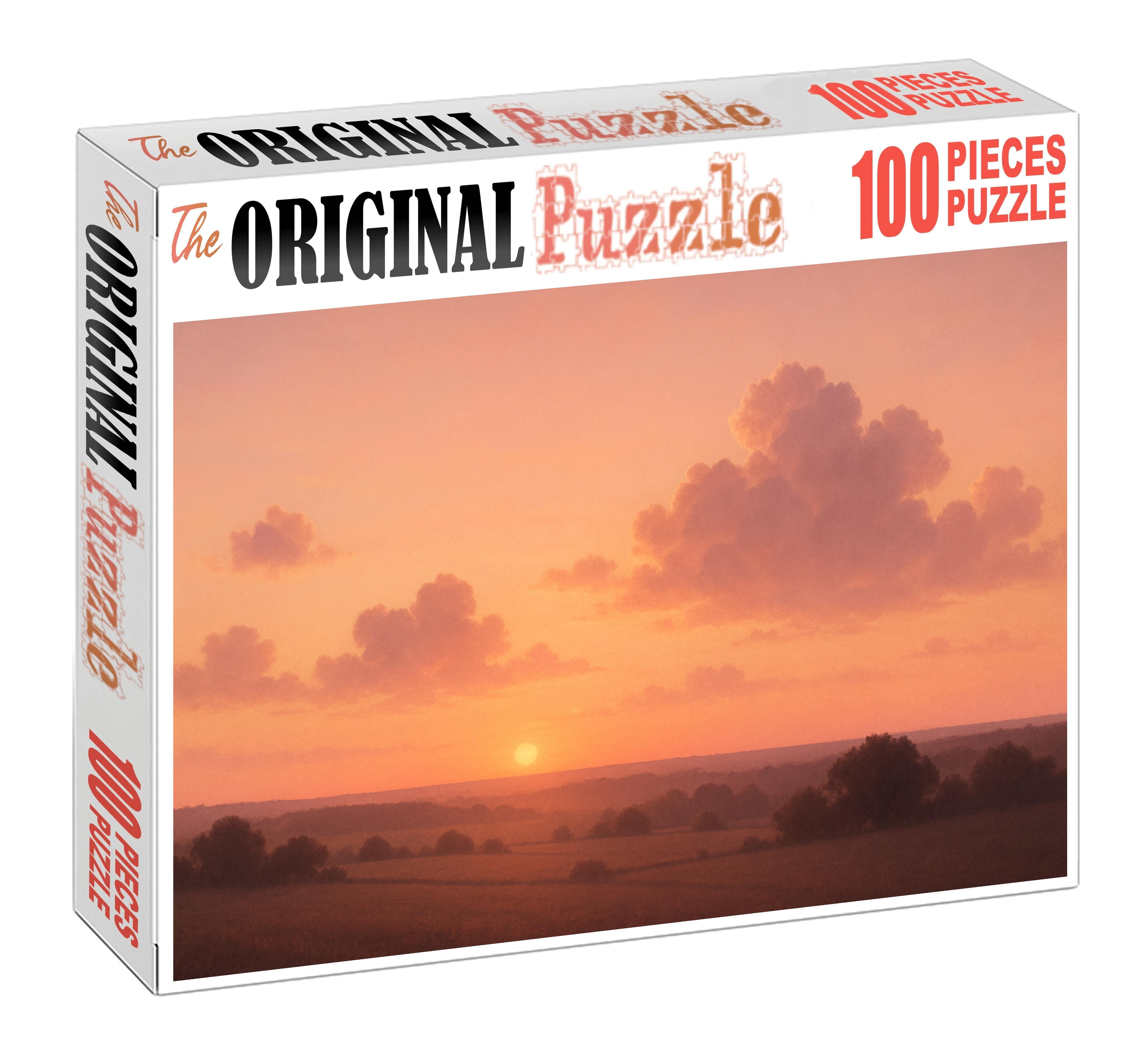 Rose Gold Horizon Glow Puzzle Collection