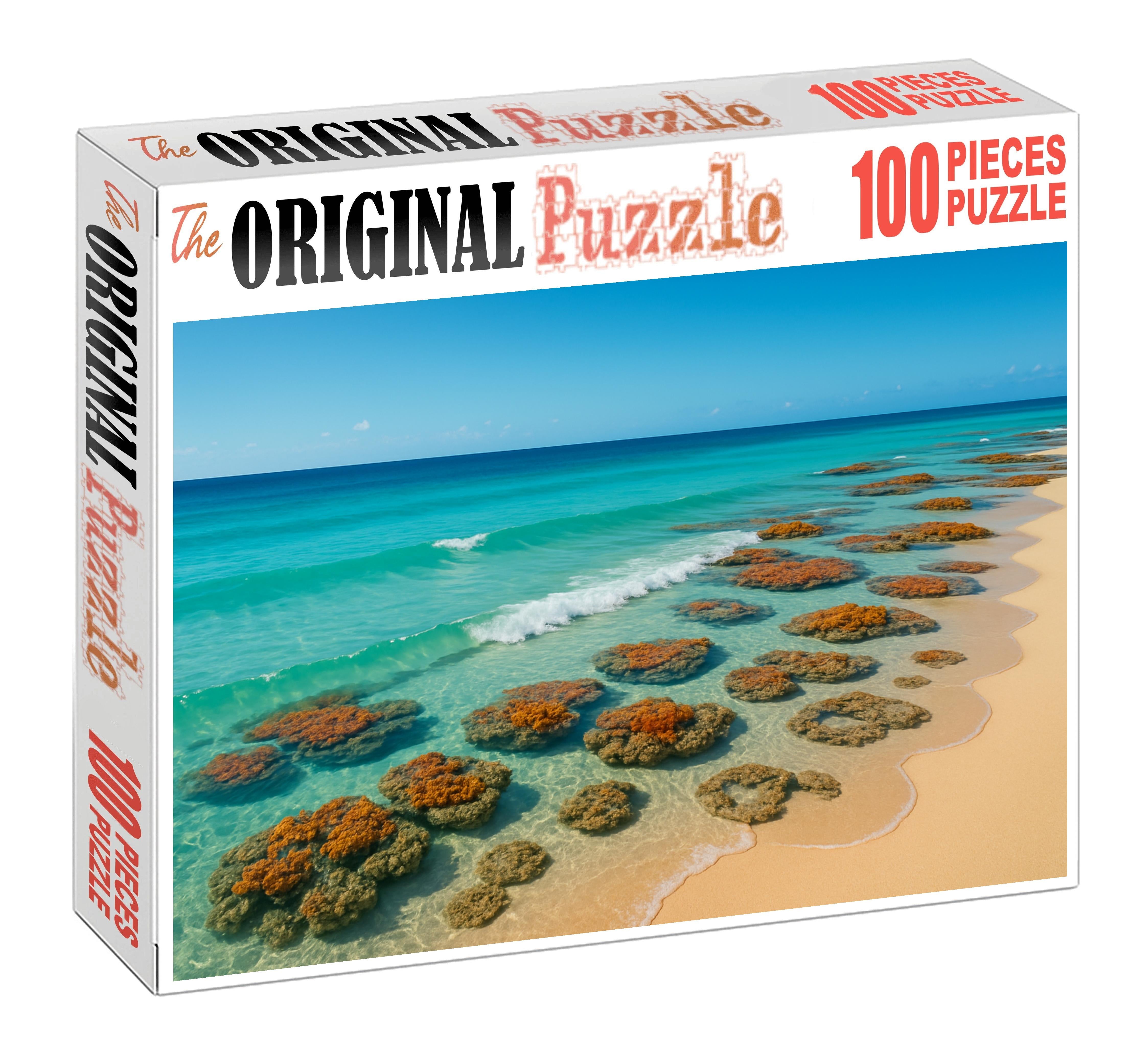 Sunlit Coral Shoreline 50 Piece Puzzle