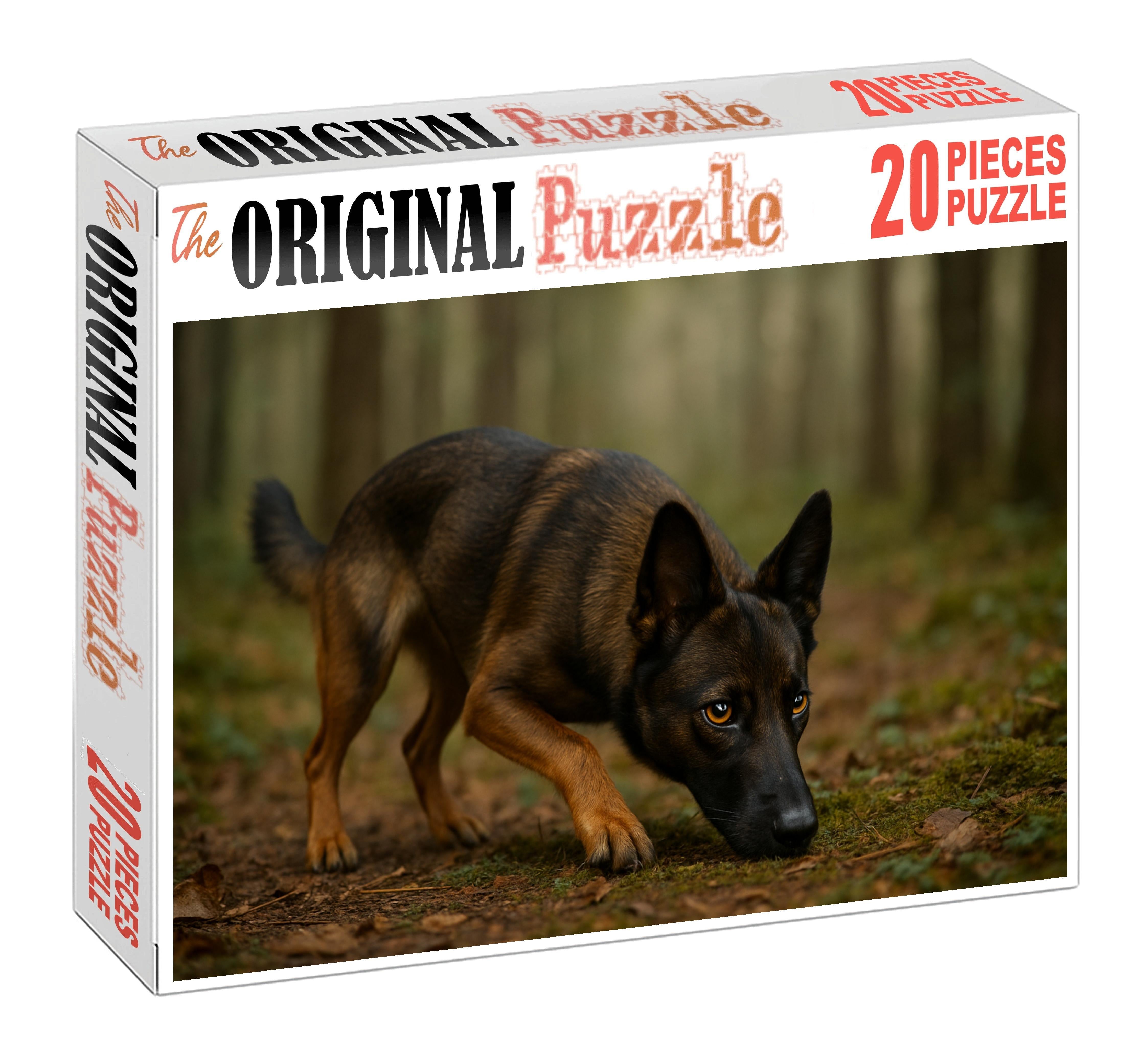 Shadow Sable Compact Dark-coated Tracker With Steadfast Focus Puzzle For Kids