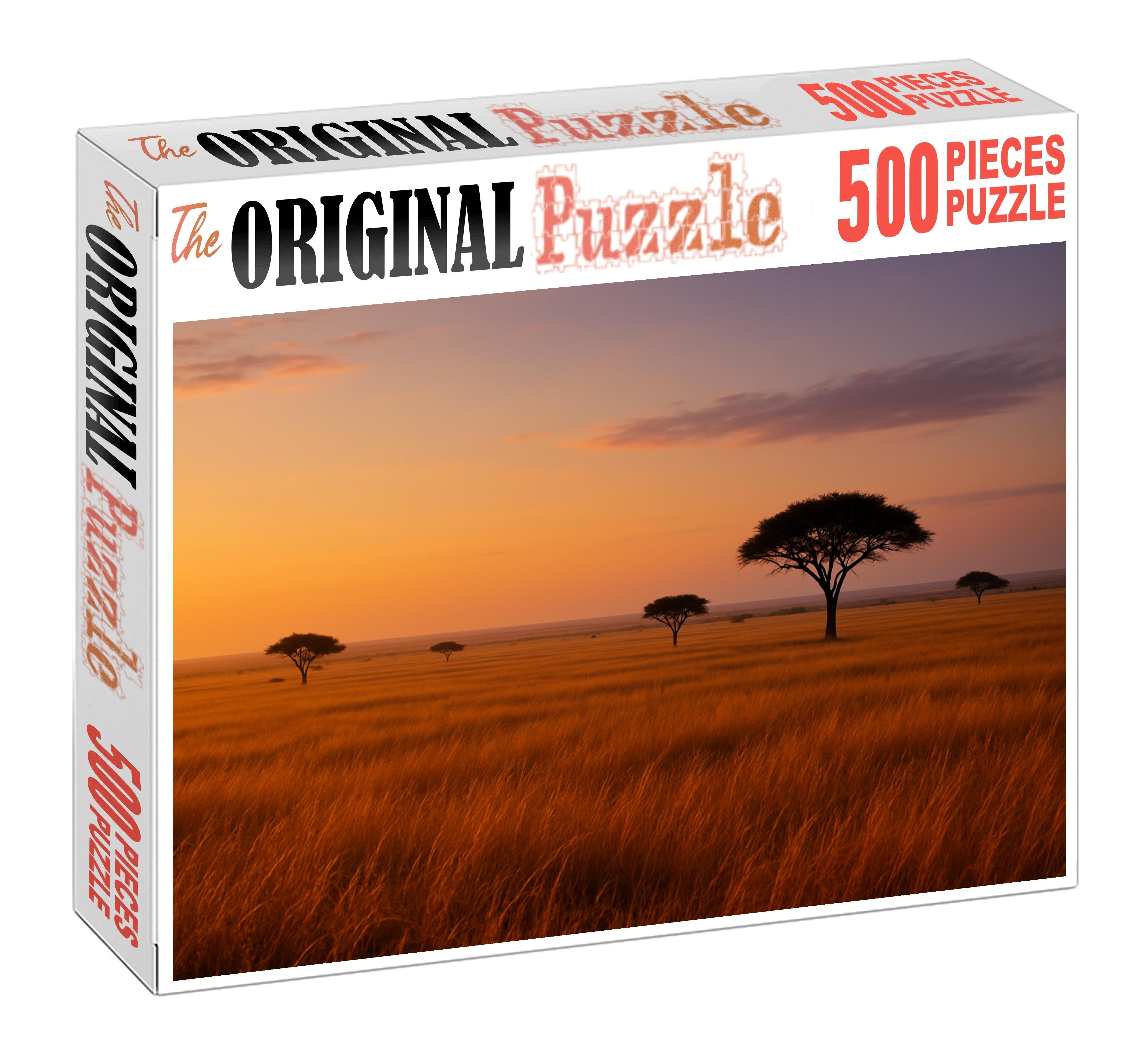 Golden Savannah Twilight Challenging Puzzles