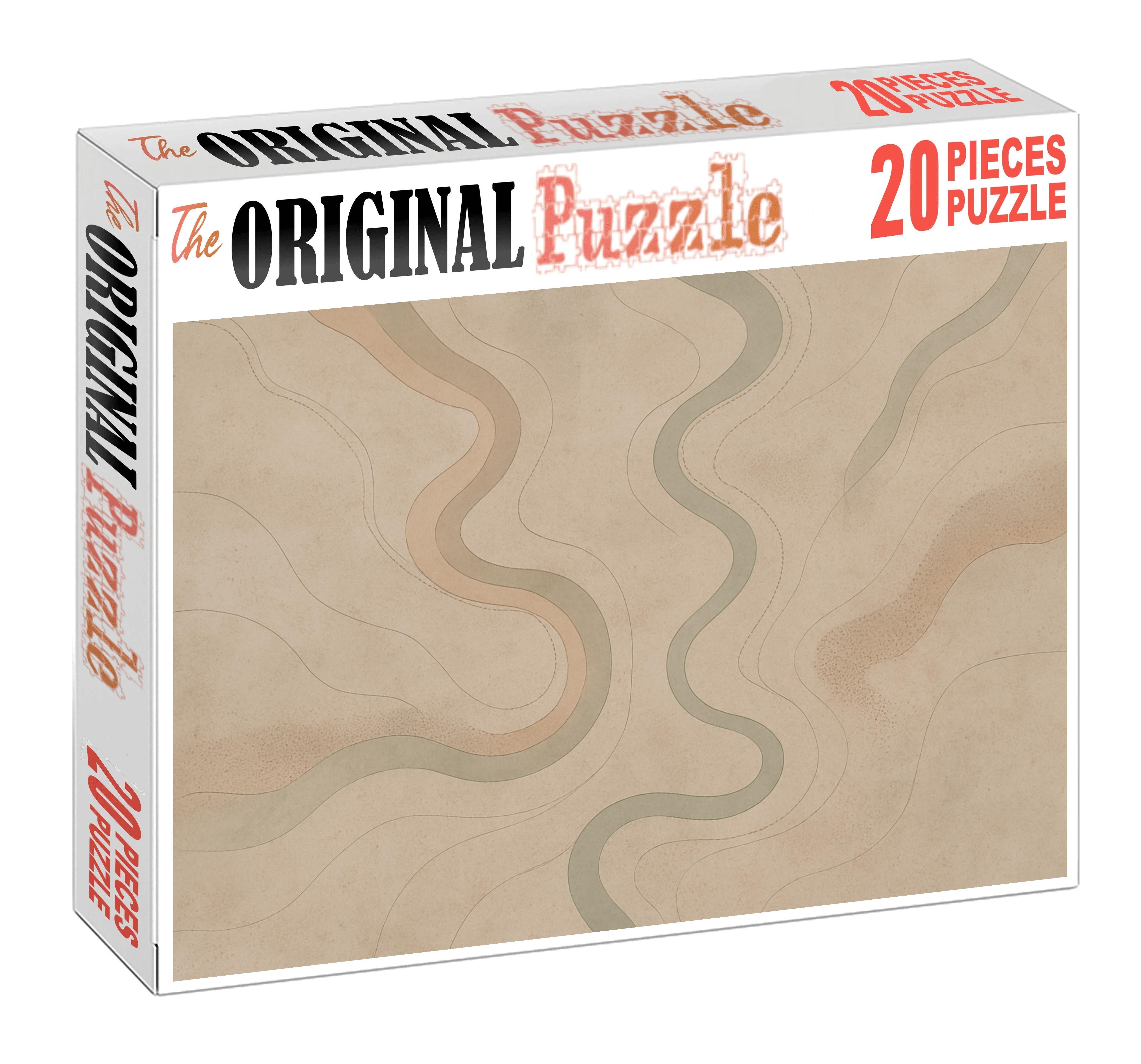 Paleochannel Remnant Map 300 Piece Puzzle
