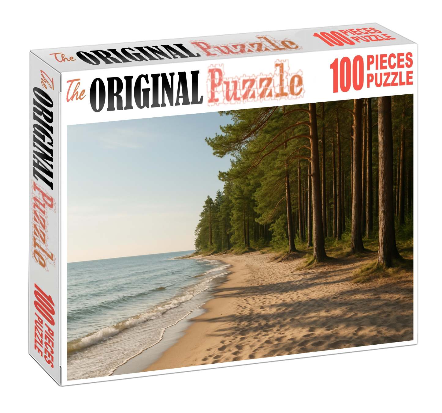 Secluded Pine Beach Mini Puzzle