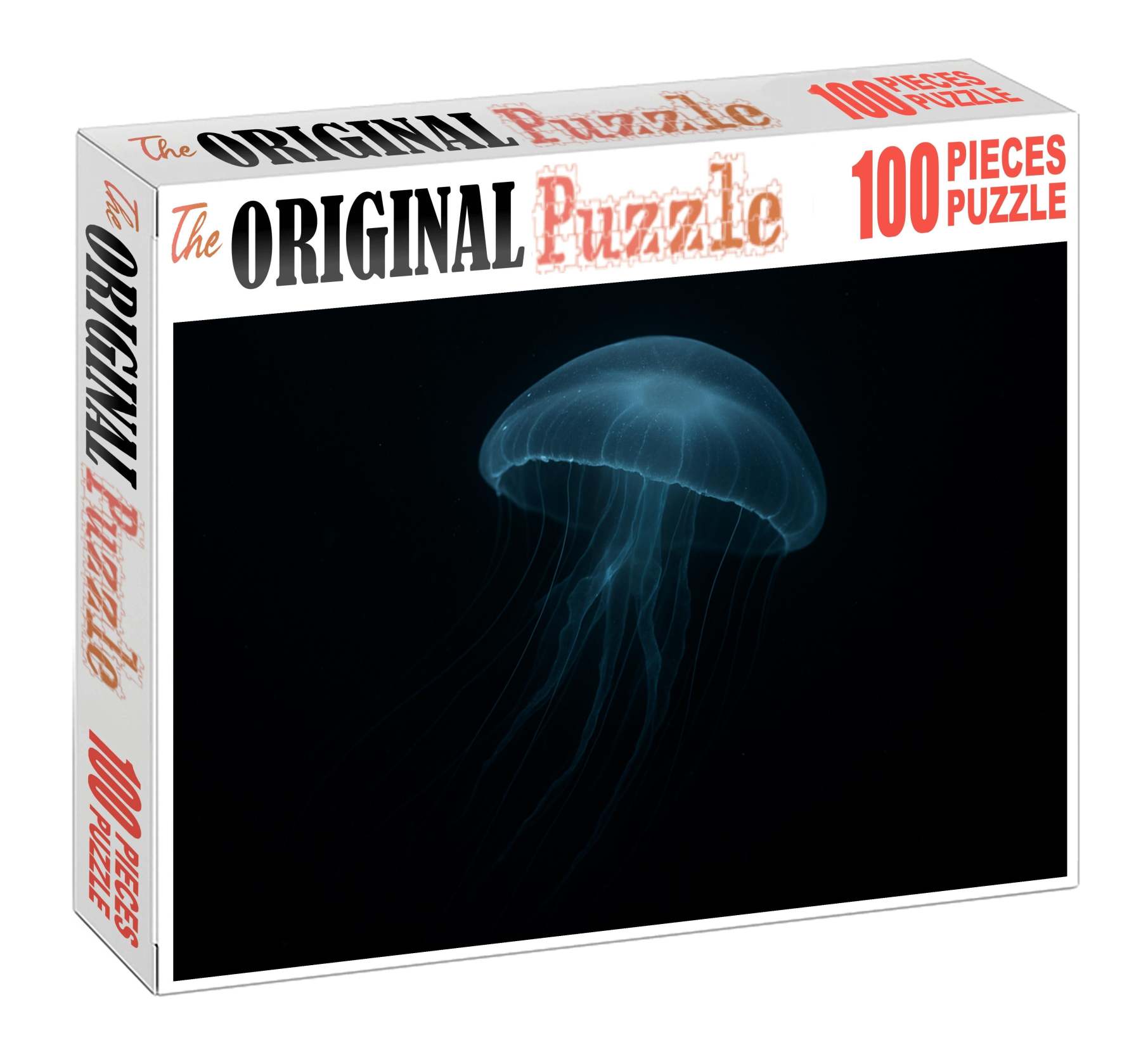 Phantom Jelly Transparent Deep-water Drifter With Pulsing Bioluminescence Puzzle Collection