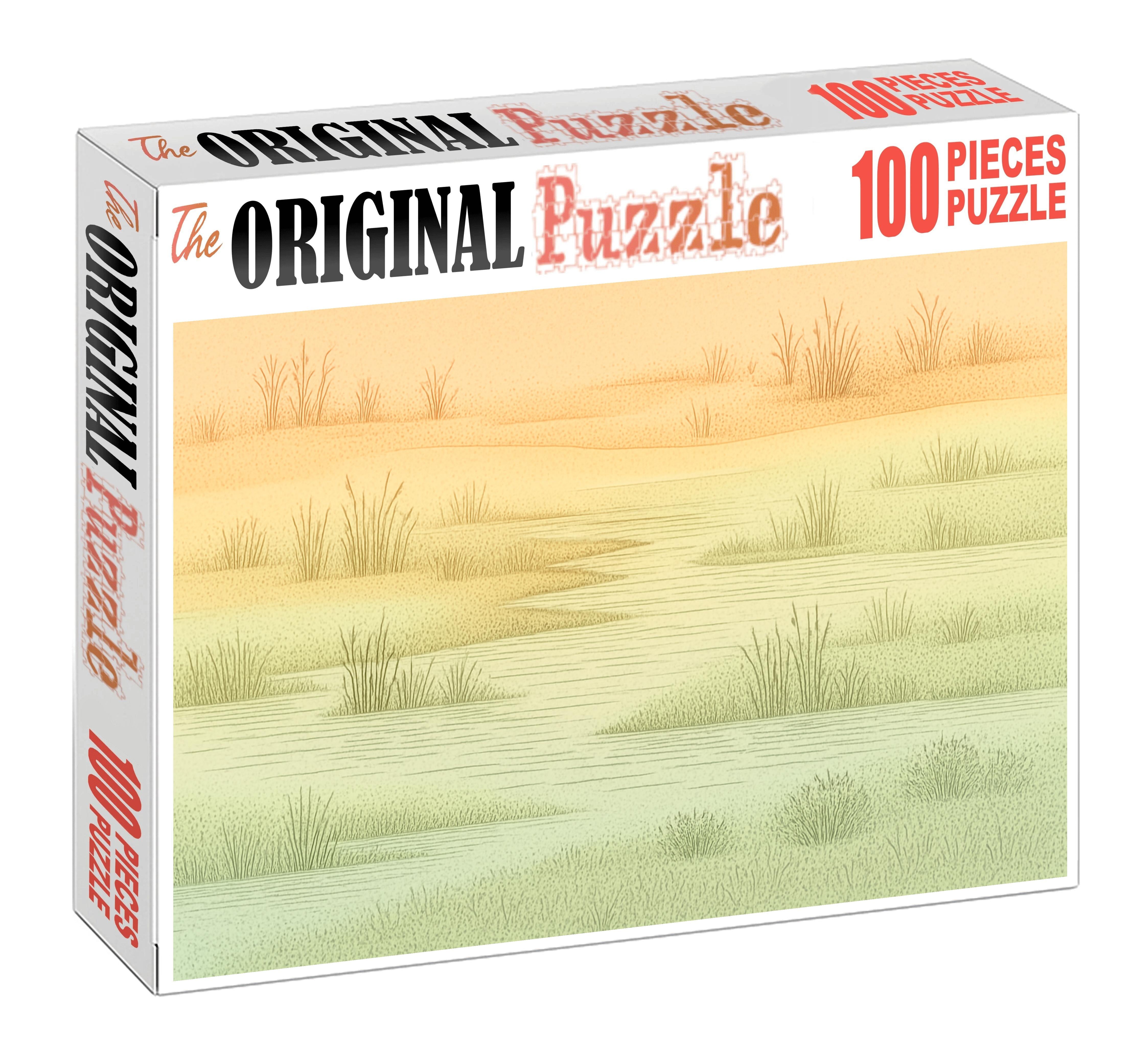 Tidal Marsh Gradient Map 300 Piece Puzzle