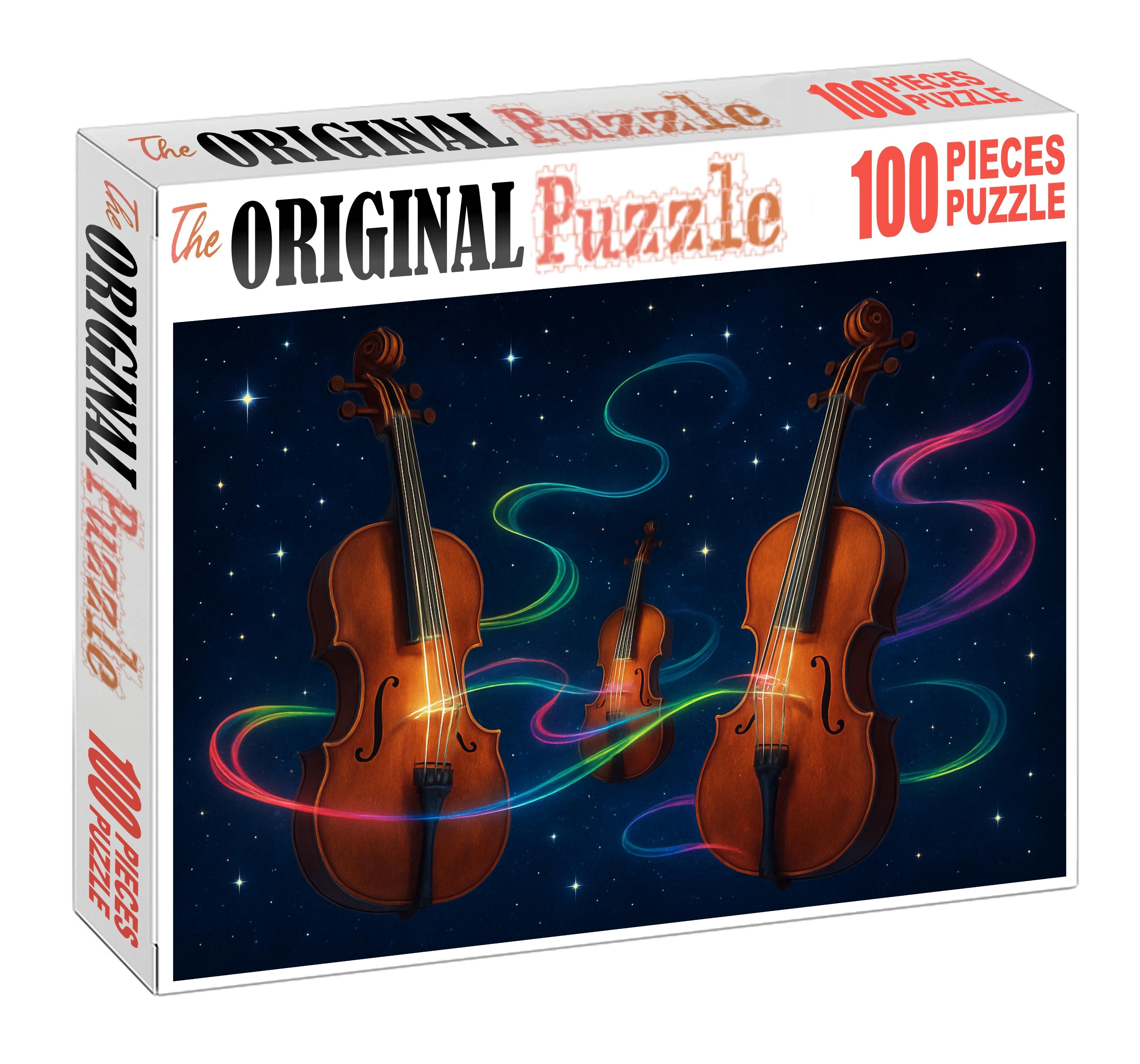 Celestial Violin Sonata Stars Played Upon Floating Strings Puzzle Fun