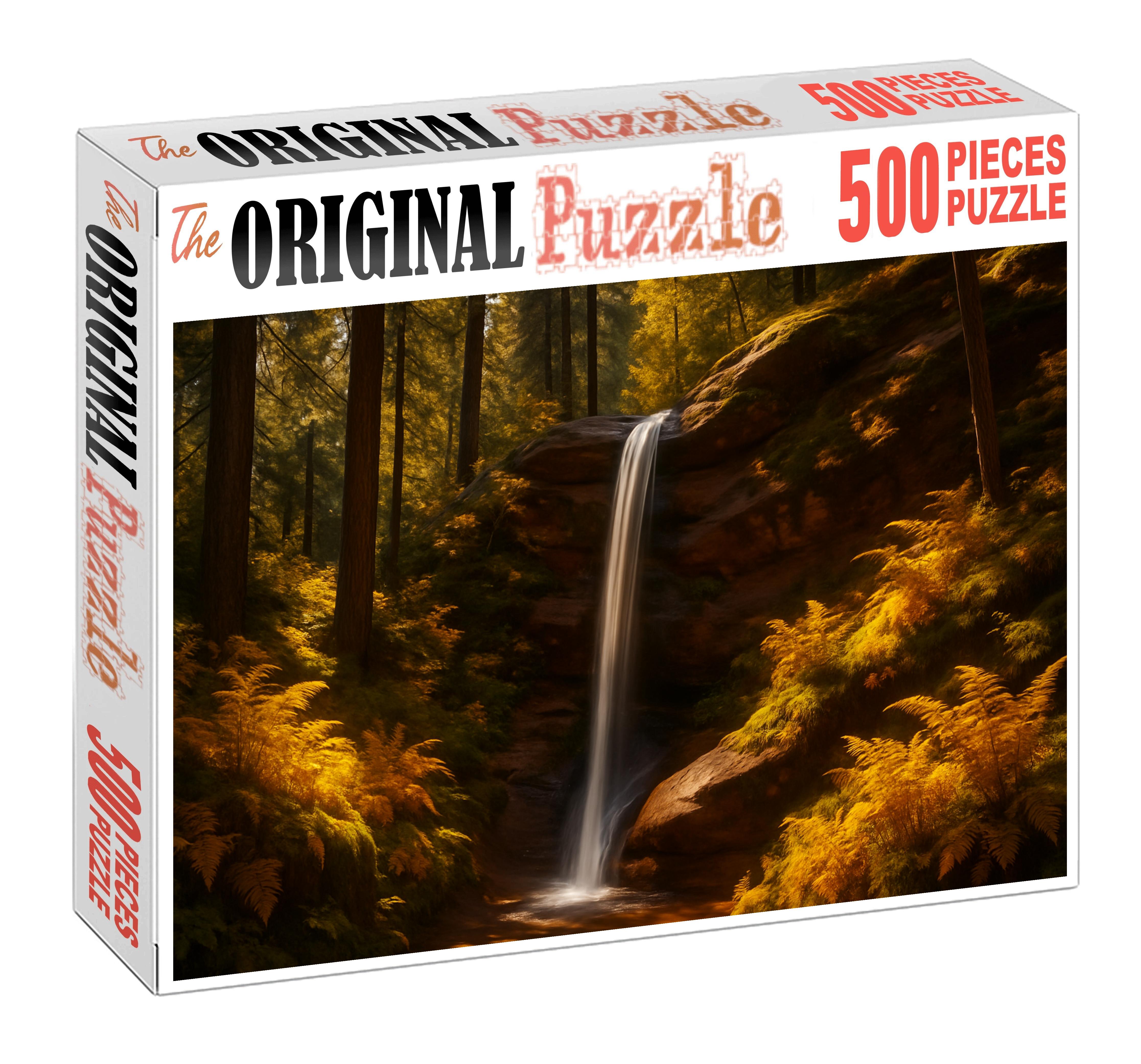 Golden Fern Drift Premium Puzzle Pieces