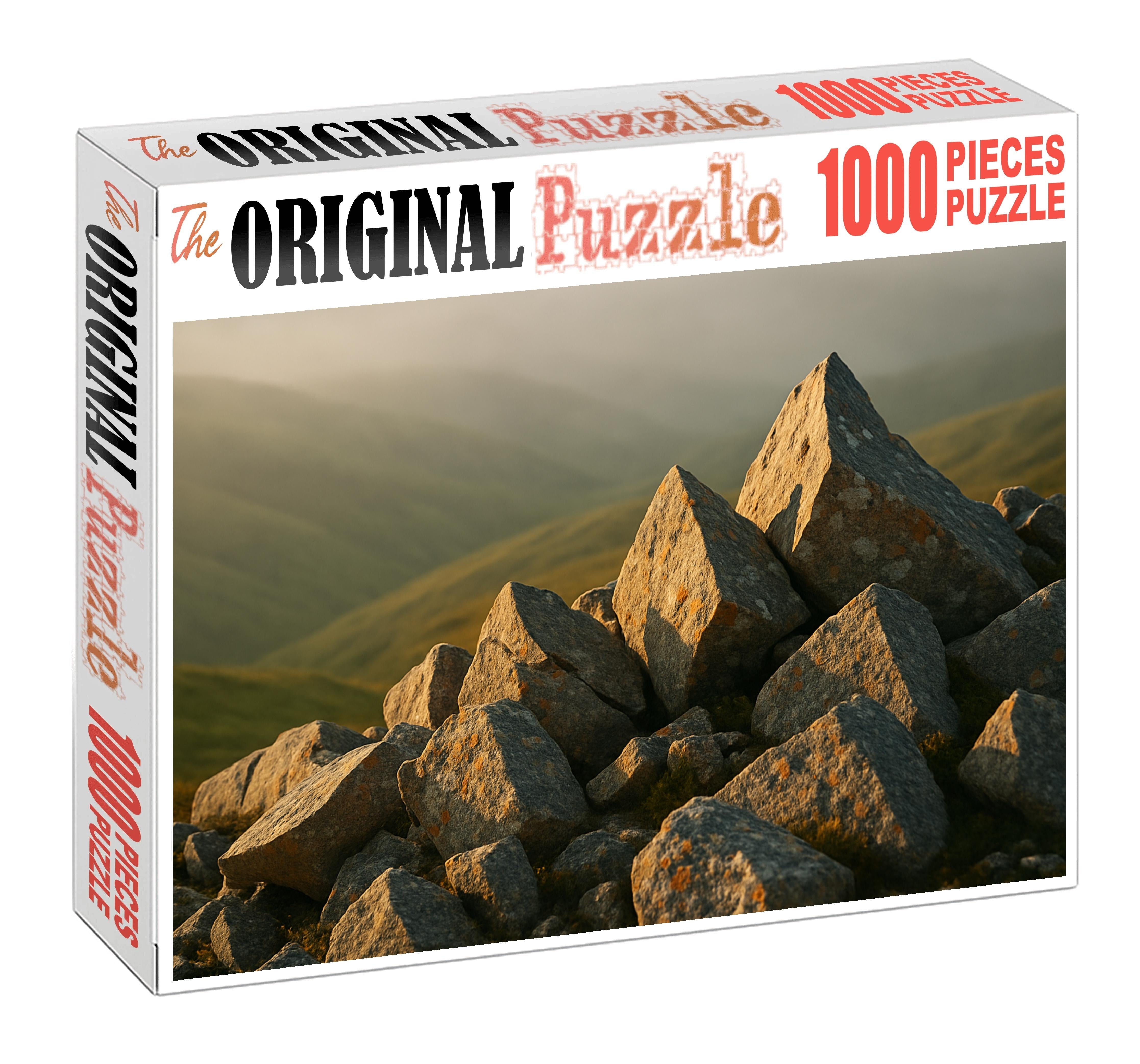 Sunlit Granite Outcrop Puzzle Fun