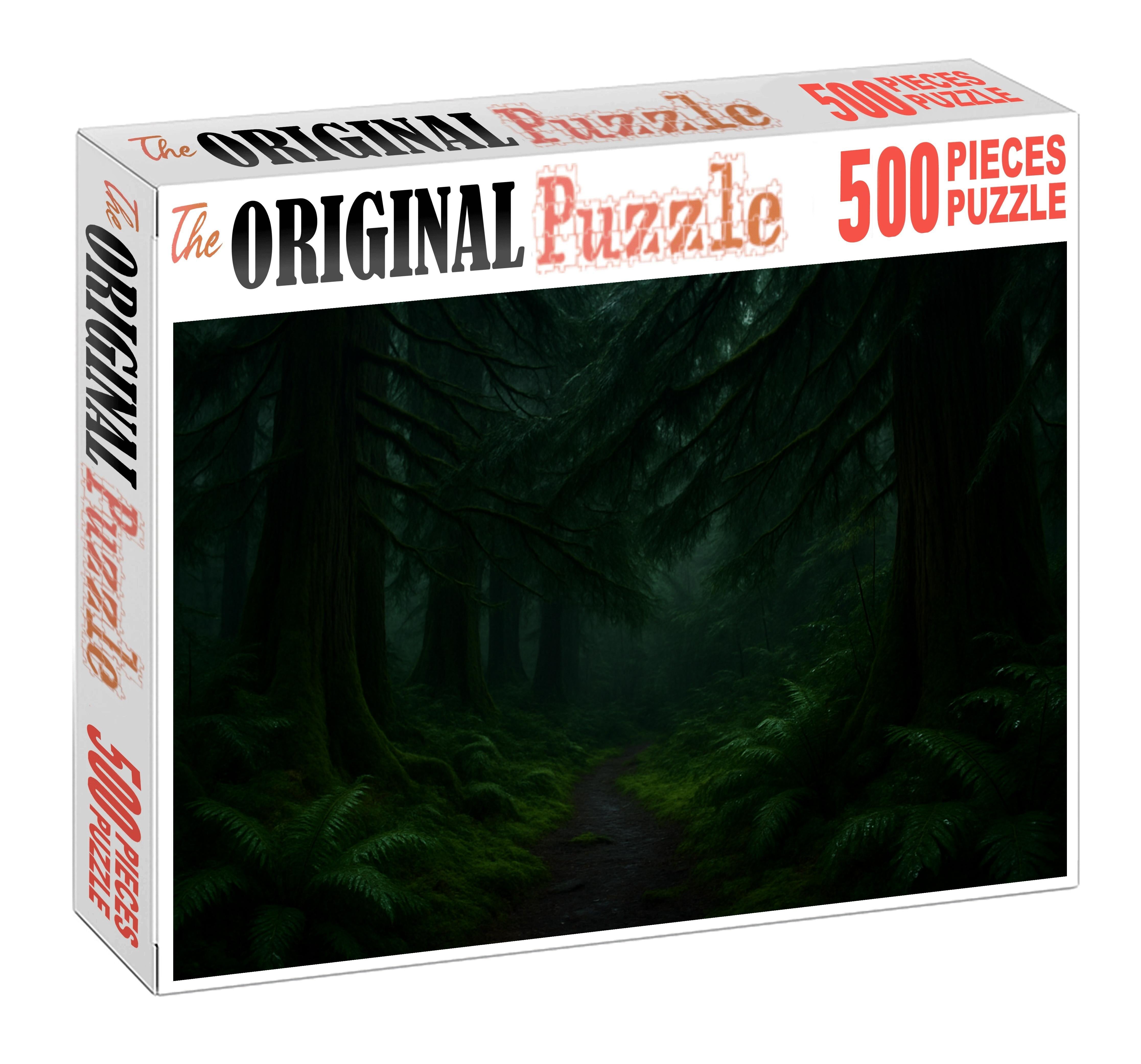 Shadowed Cedar Ravine Puzzle For Kids