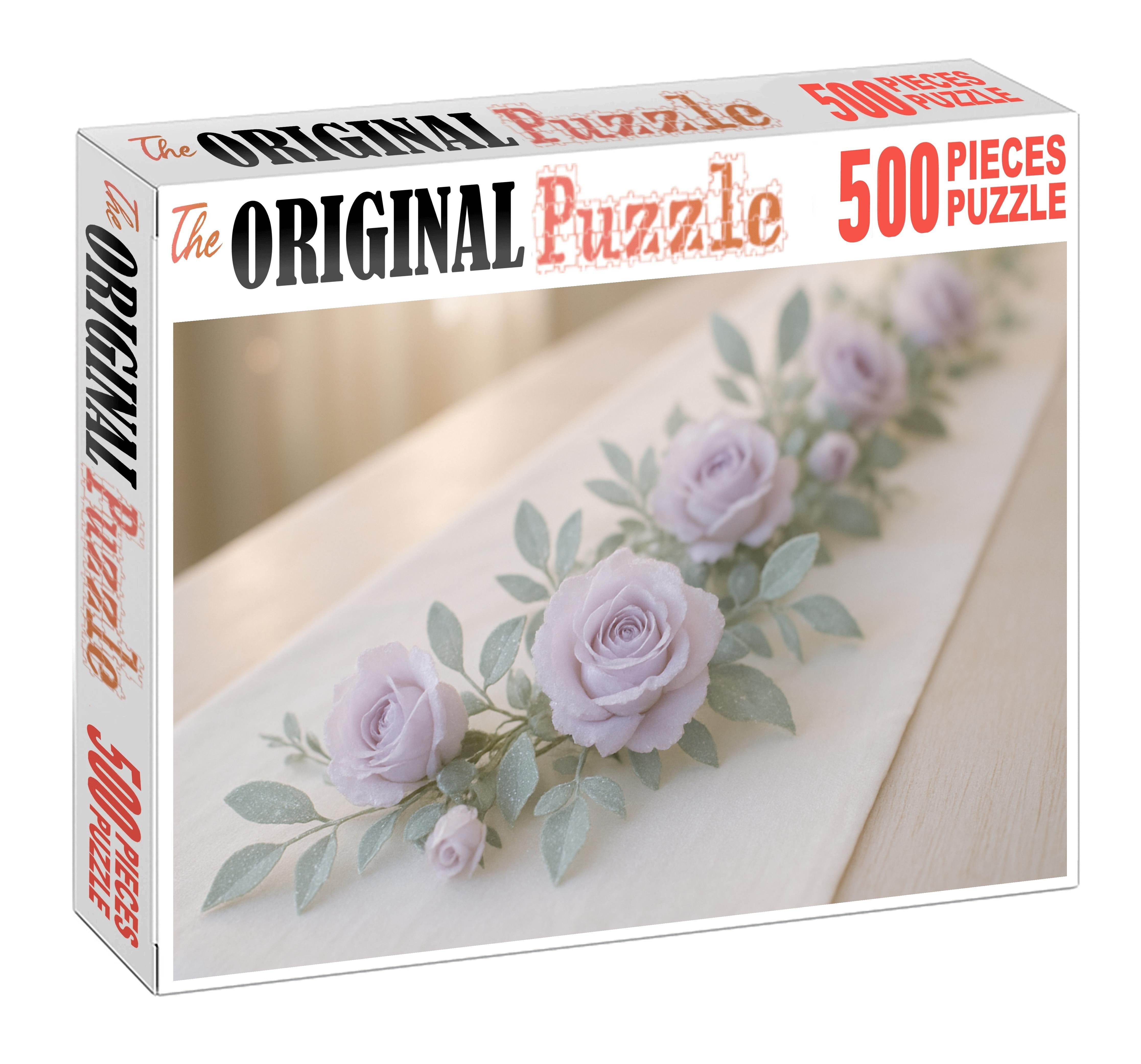 Frosted Morning Table Garland 200 Piece Puzzle