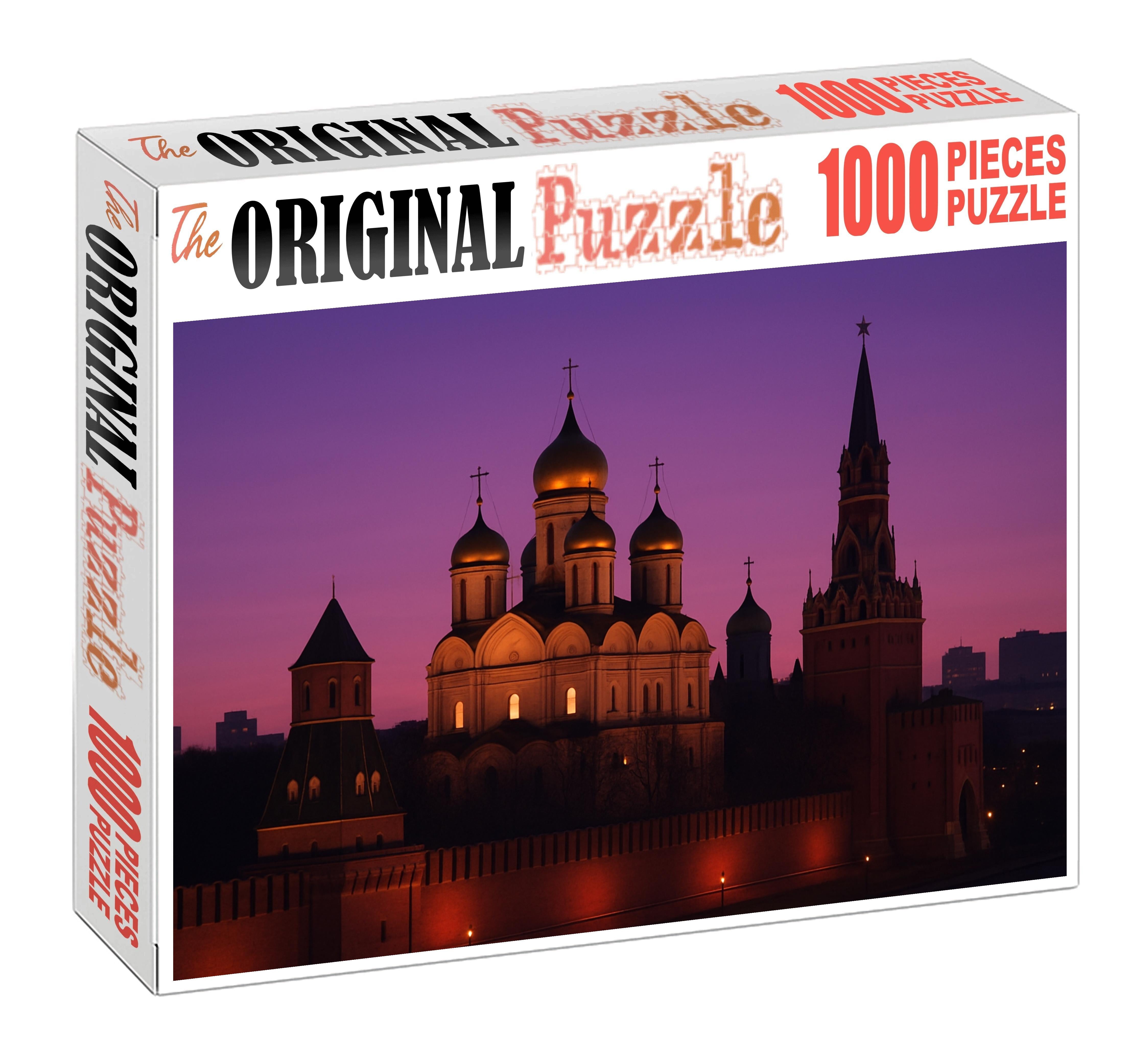 The Kremlin Located In Moscow Russia Recognized By 6945 Globally As A Symbol Of Russian Political Power 1000 Piece Puzzle