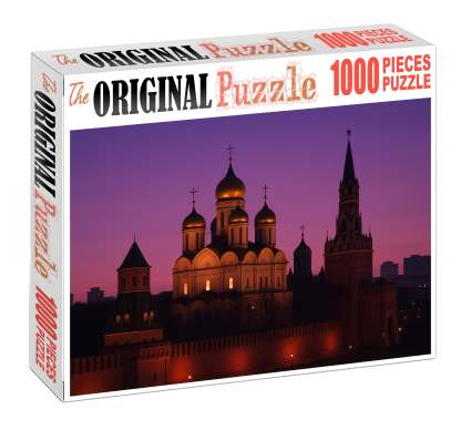 The Kremlin Located In Moscow Russia Recognized By 6945 Globally As A Symbol Of Russian Political Power 1000 Piece Puzzle