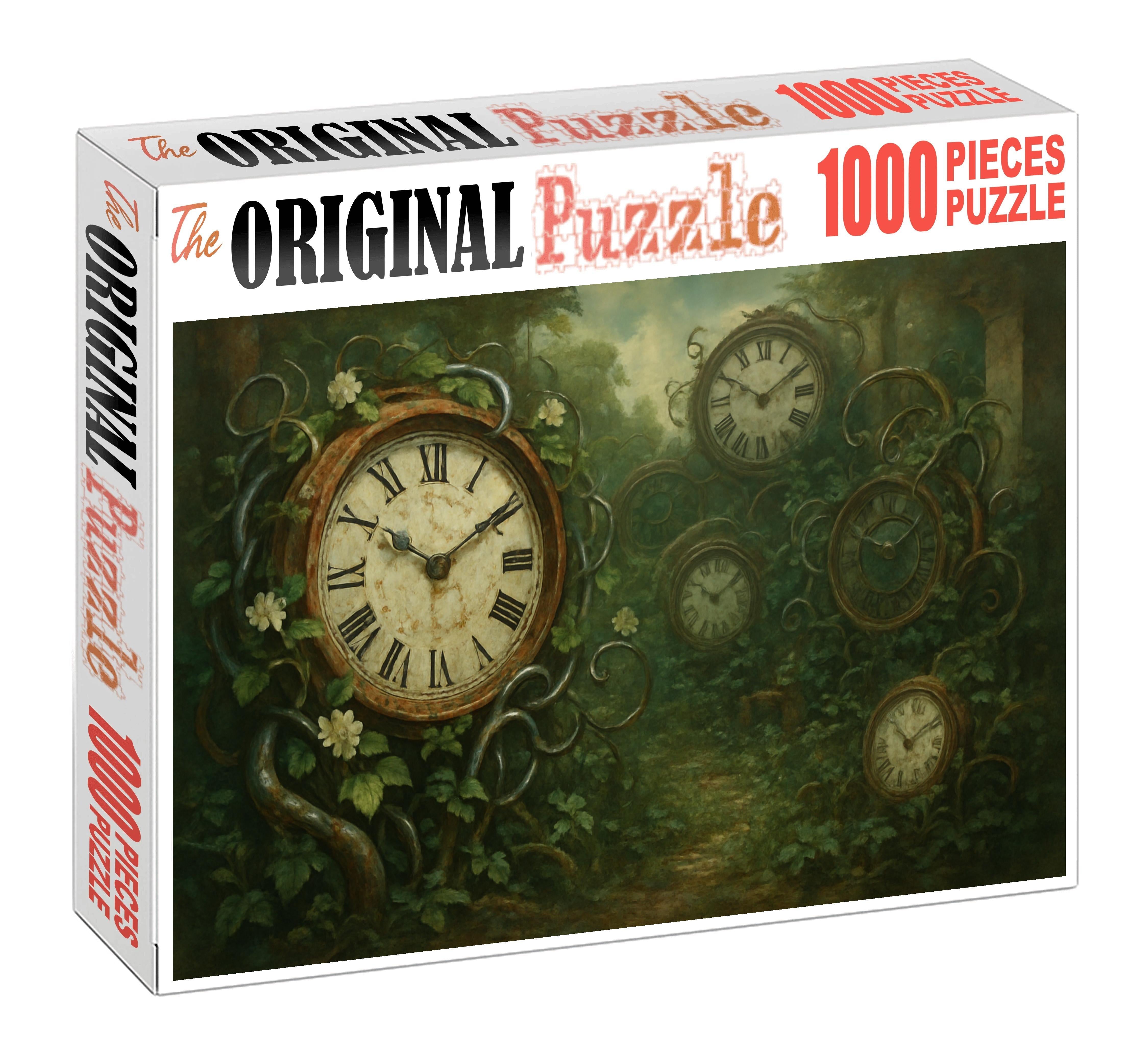 Mechanical Garden Of Broken Clocks 200 Piece Puzzle