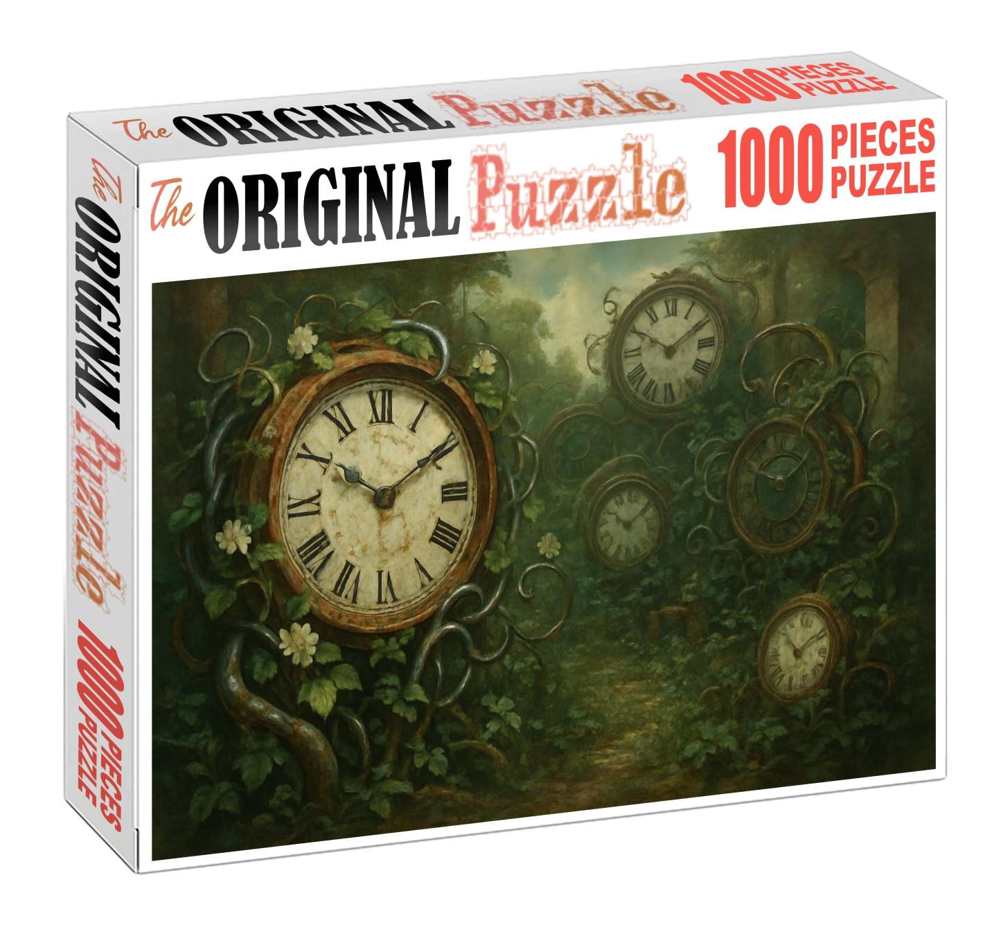 Mechanical Garden Of Broken Clocks 200 Piece Puzzle