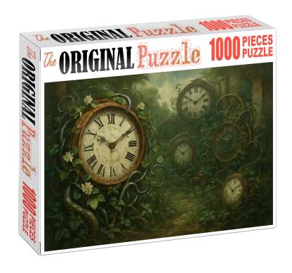 Mechanical Garden Of Broken Clocks 200 Piece Puzzle