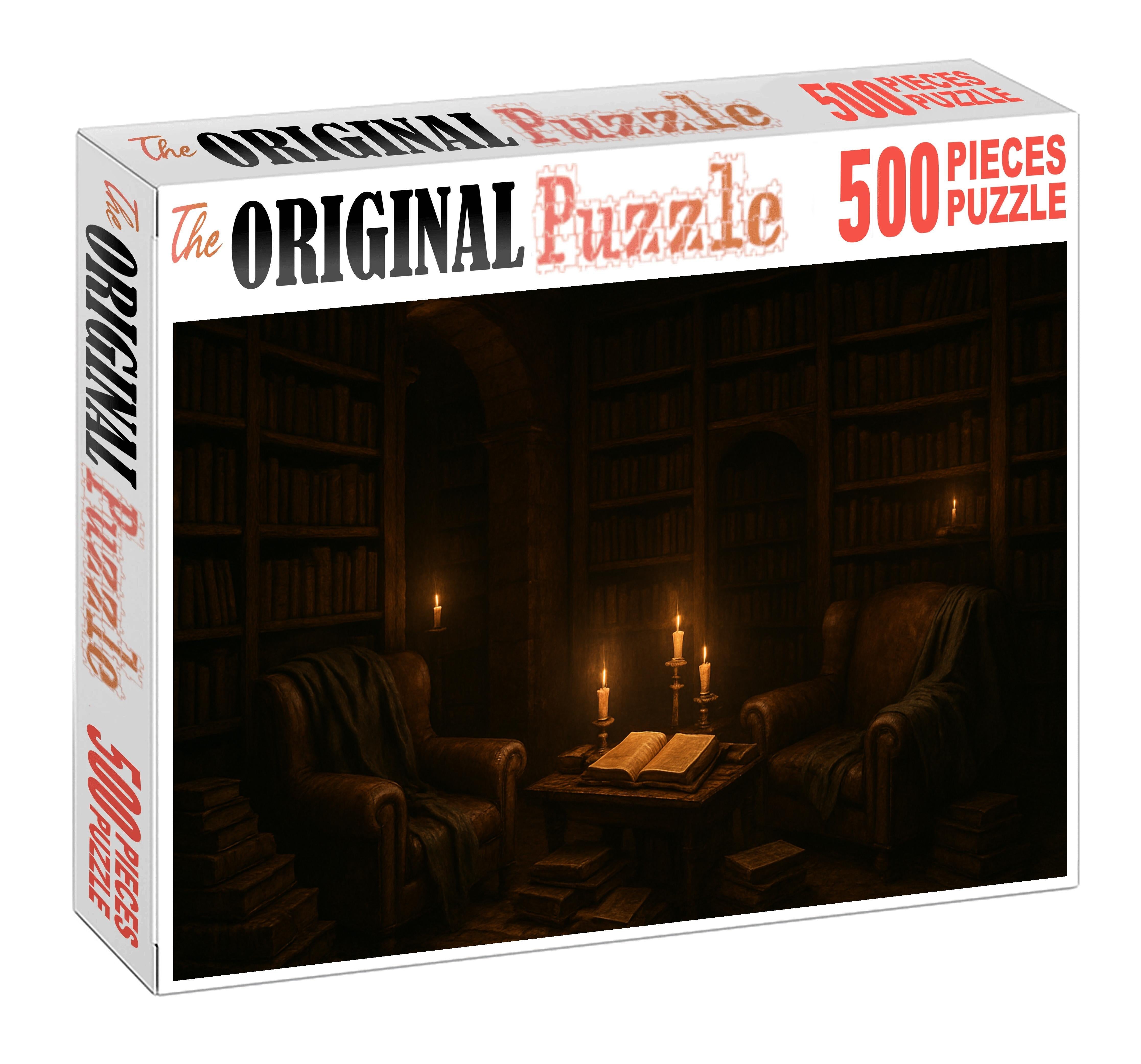 Dark Academia Mystery Gothic Libraries And Enigmatic Scholars Unique Puzzle Design