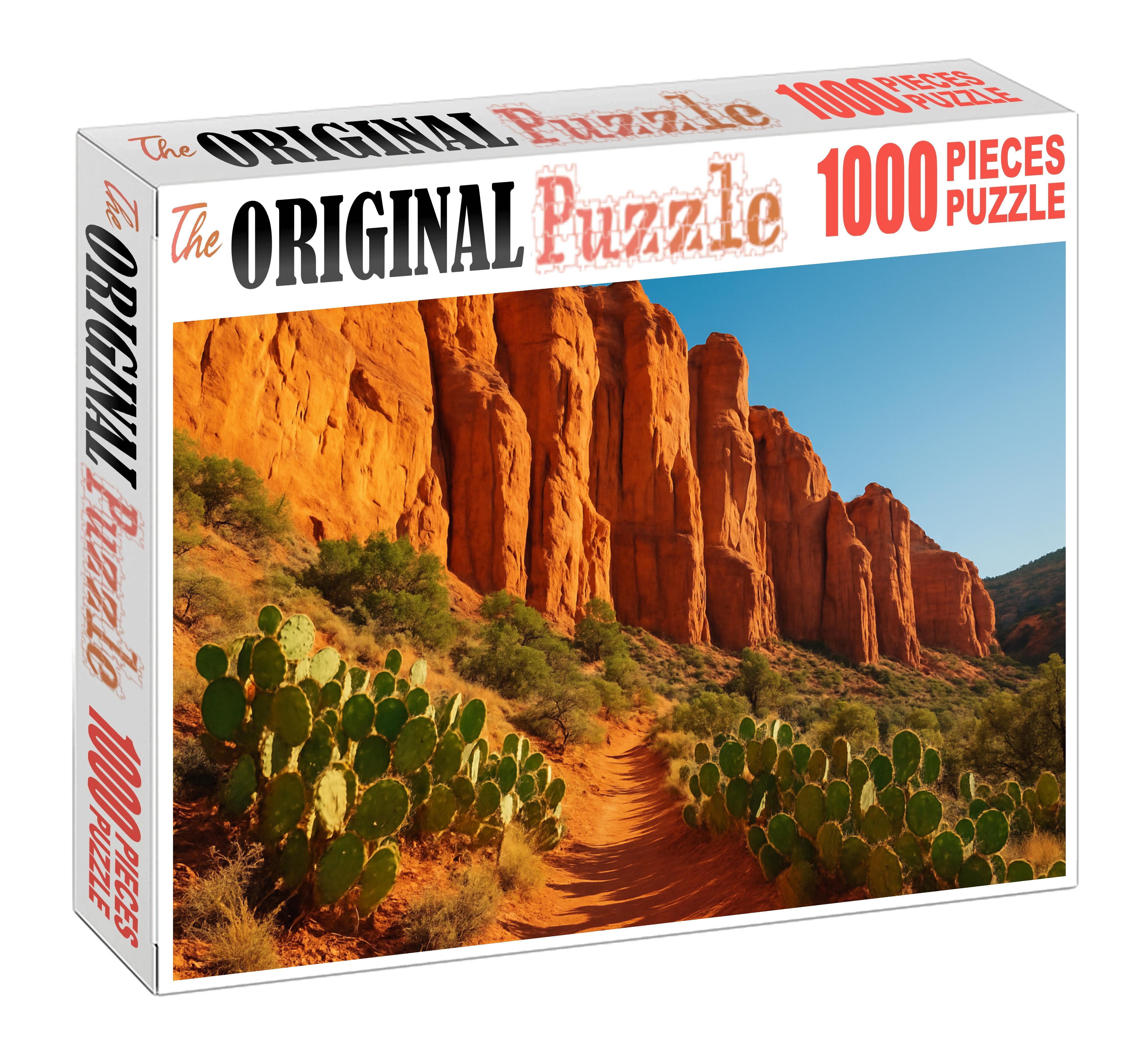 Amber Desert Ravine Unique Puzzle Design