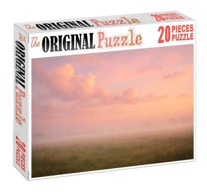 Blush Pink Evening Mist Premium Puzzle Pieces