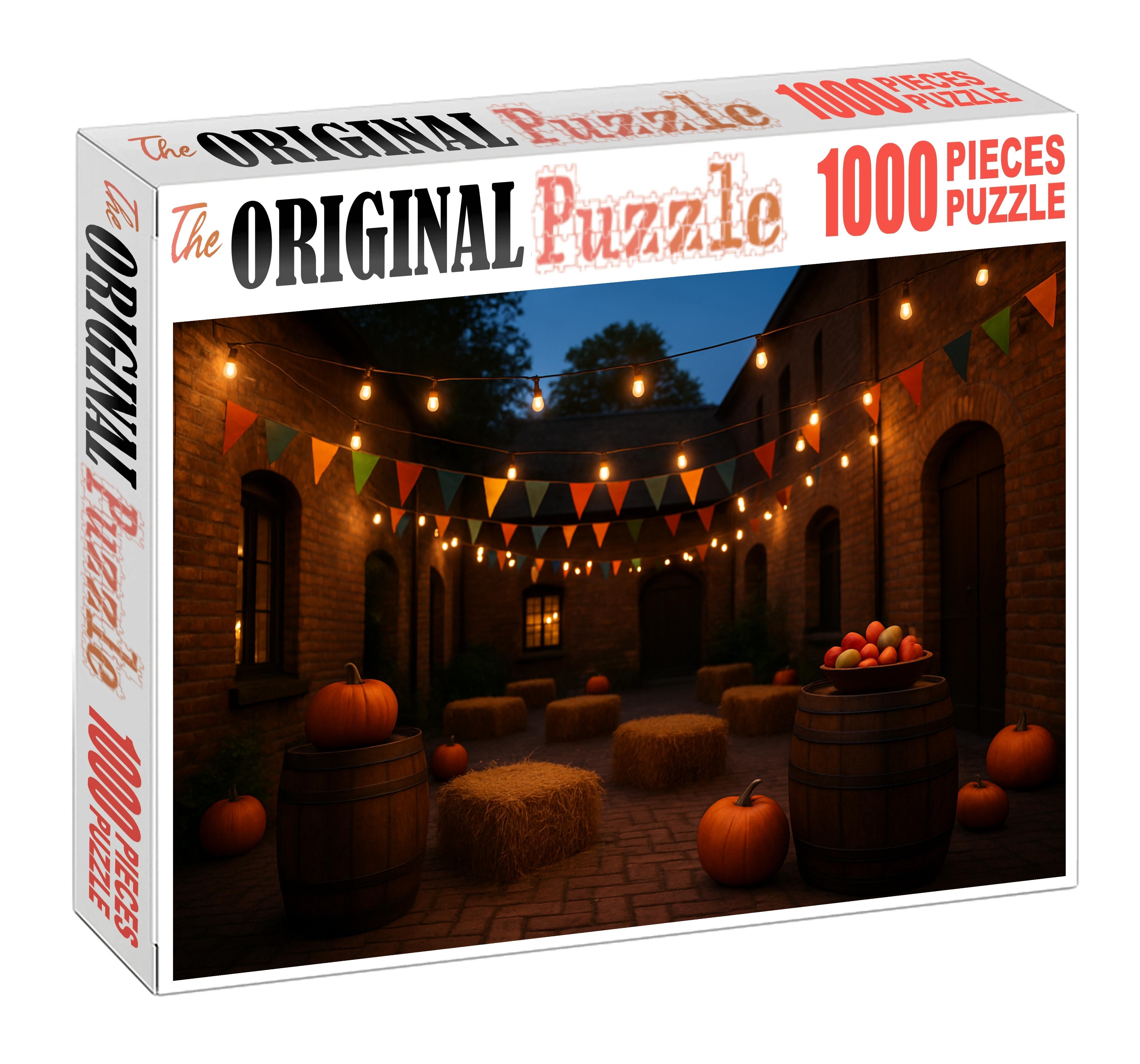Harvest Festival Courtyard 200 Piece Puzzle