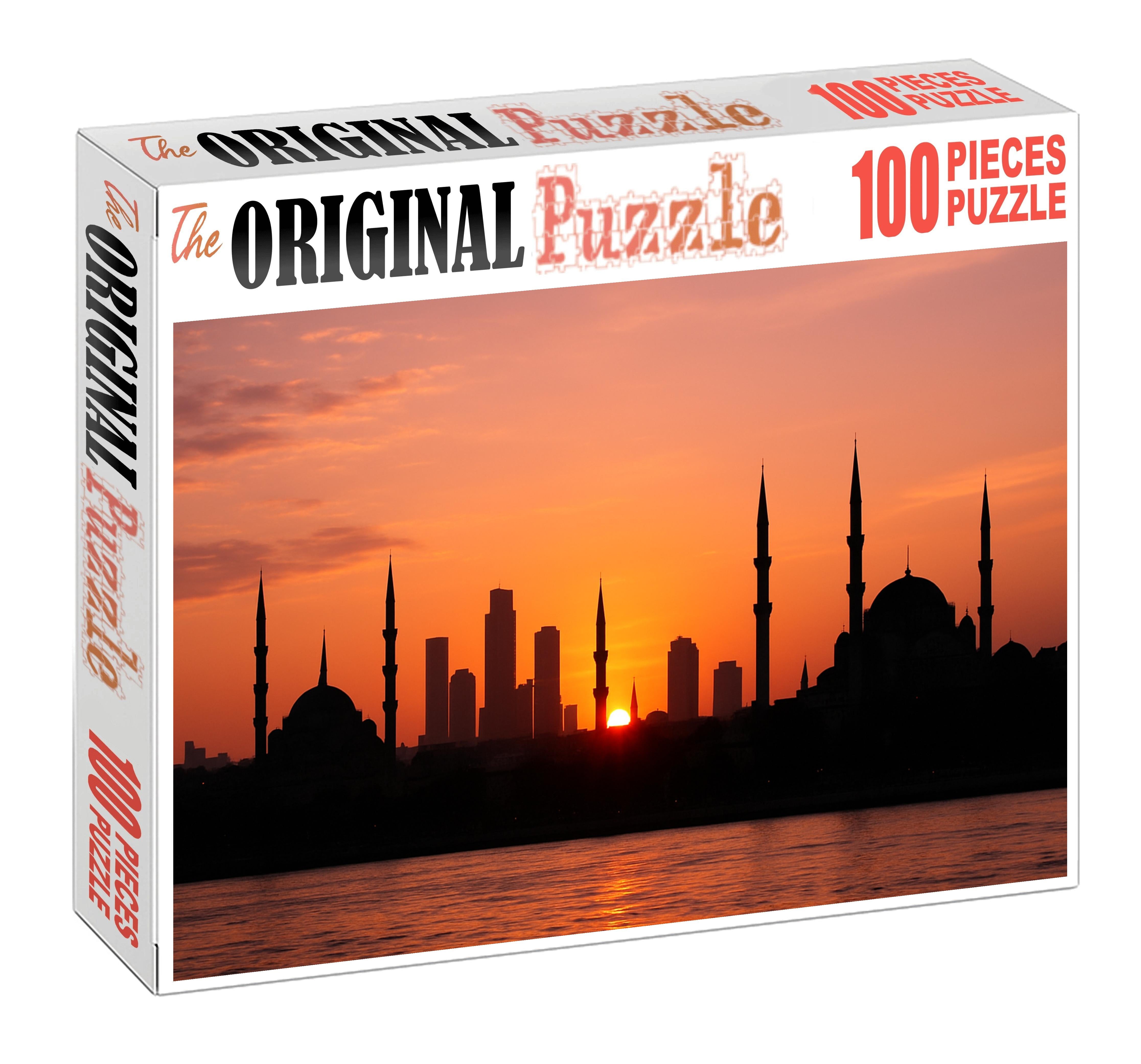 Istanbul Bosphorus Skyline East Meets West In A Historic Maritime Frame 300 Piece Puzzle