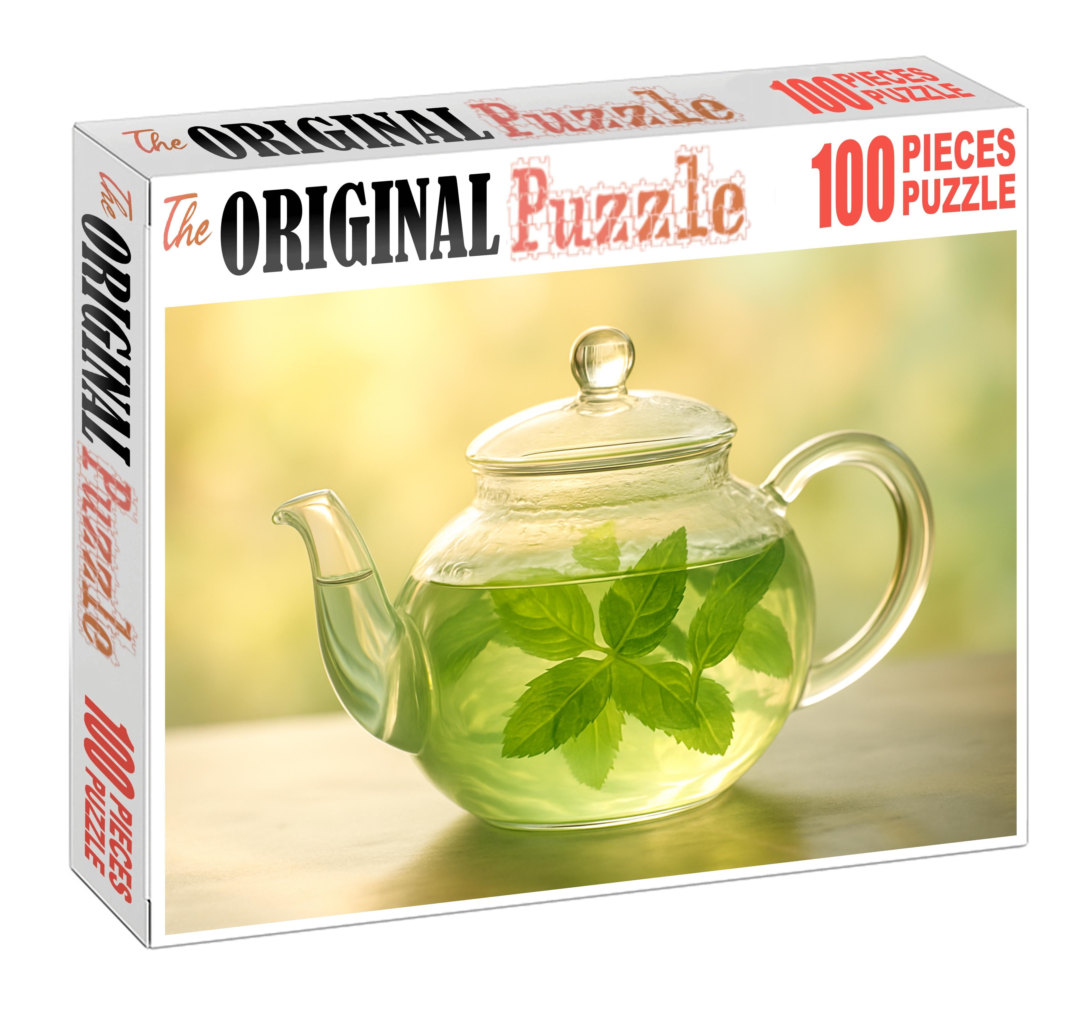 Silver Leaf Green Tea Premium Puzzle Pieces