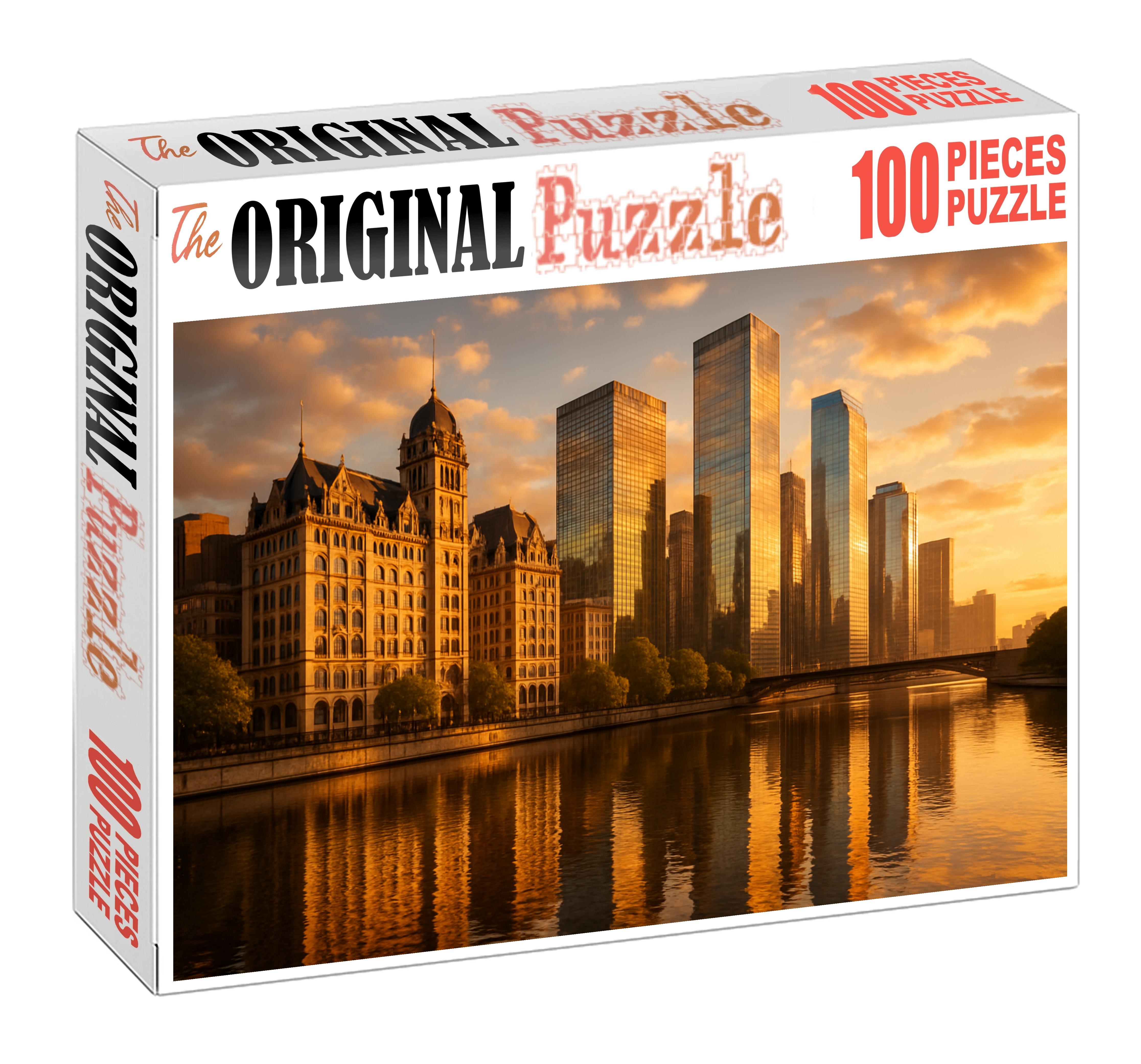 Buenos Aires Skyline Eclectic Mix Of European Classical And Contemporary High-rises Along The Rio De La Plata Puzzle For Kids