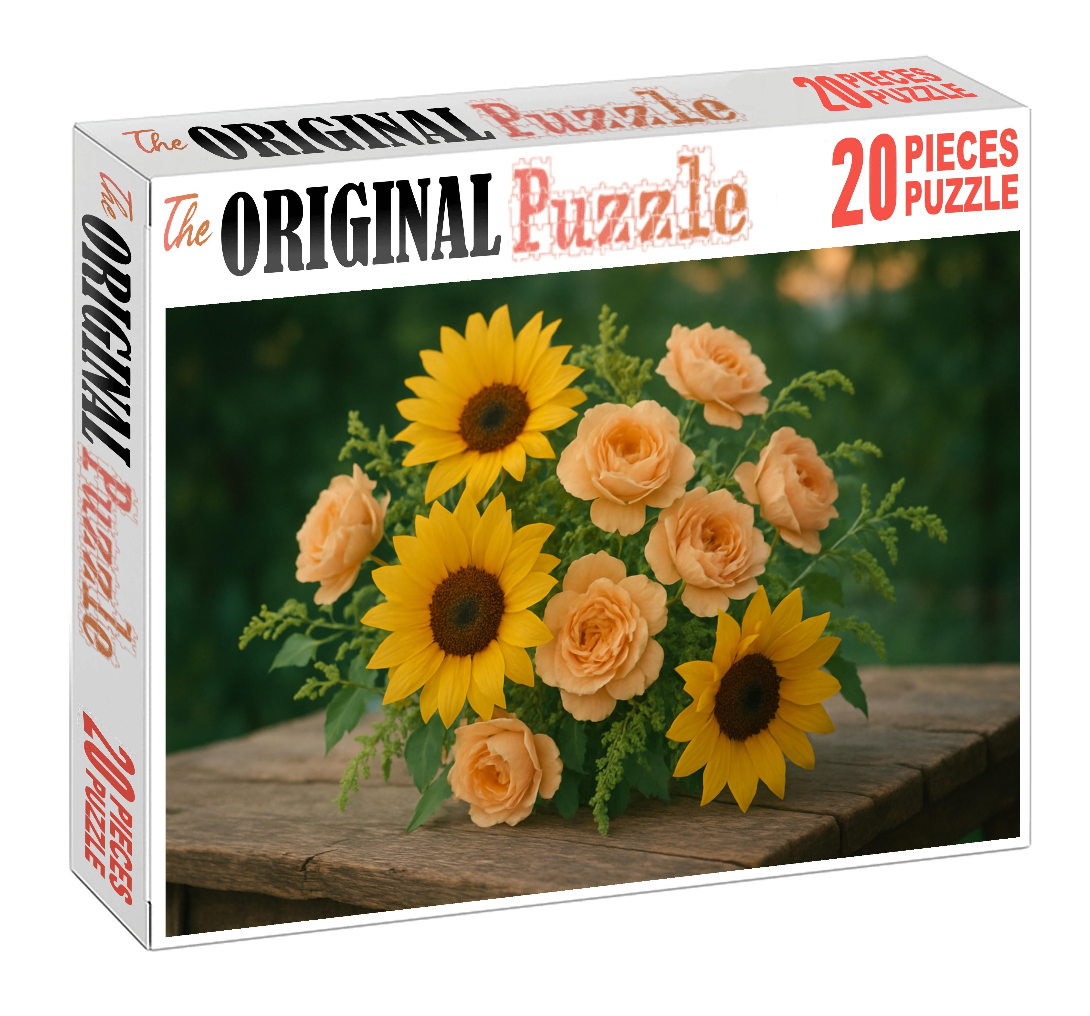 Sunset Harmony Bouquet 200 Piece Puzzle