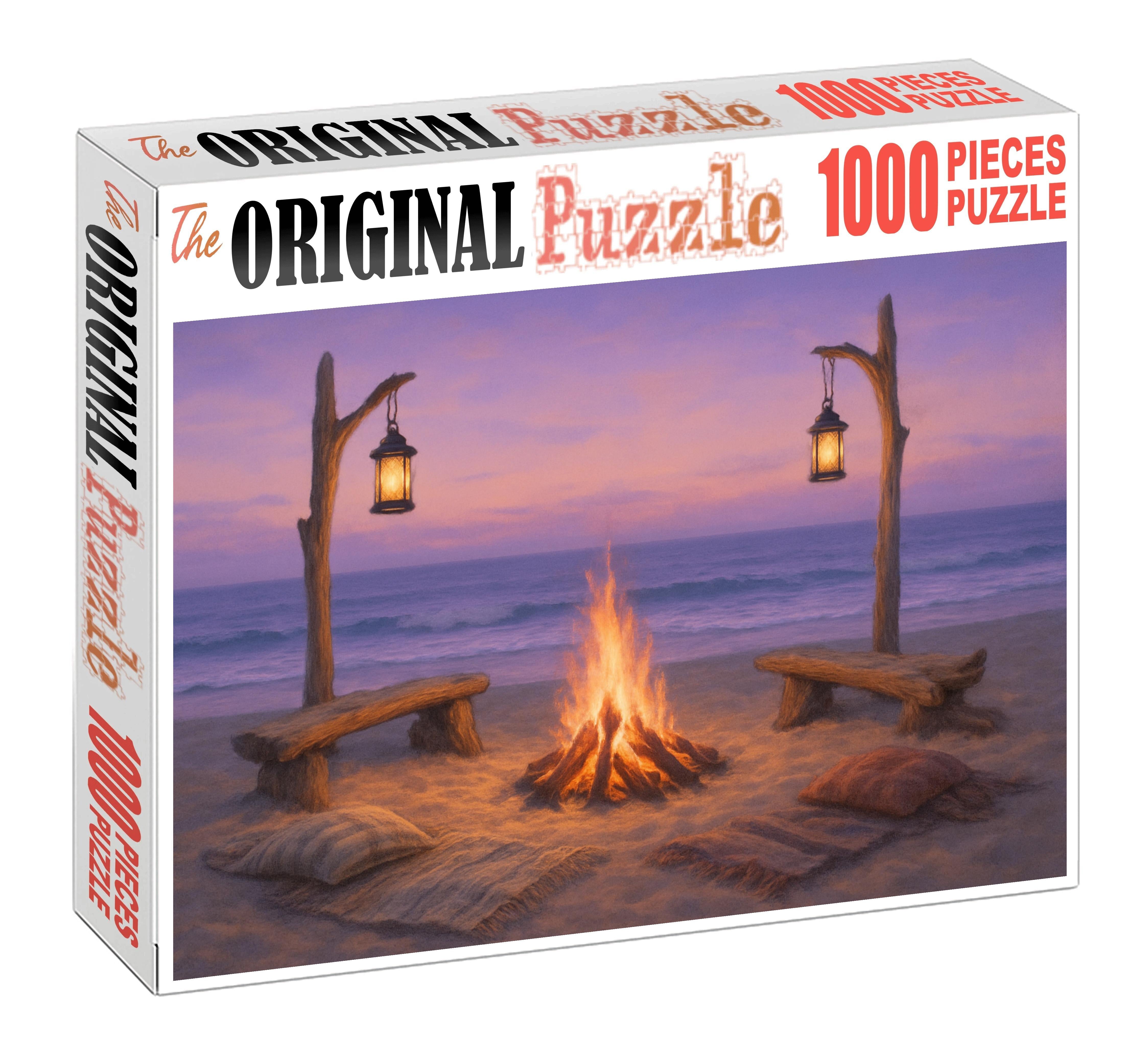 Seaside Bonfire Evening Puzzle Collection