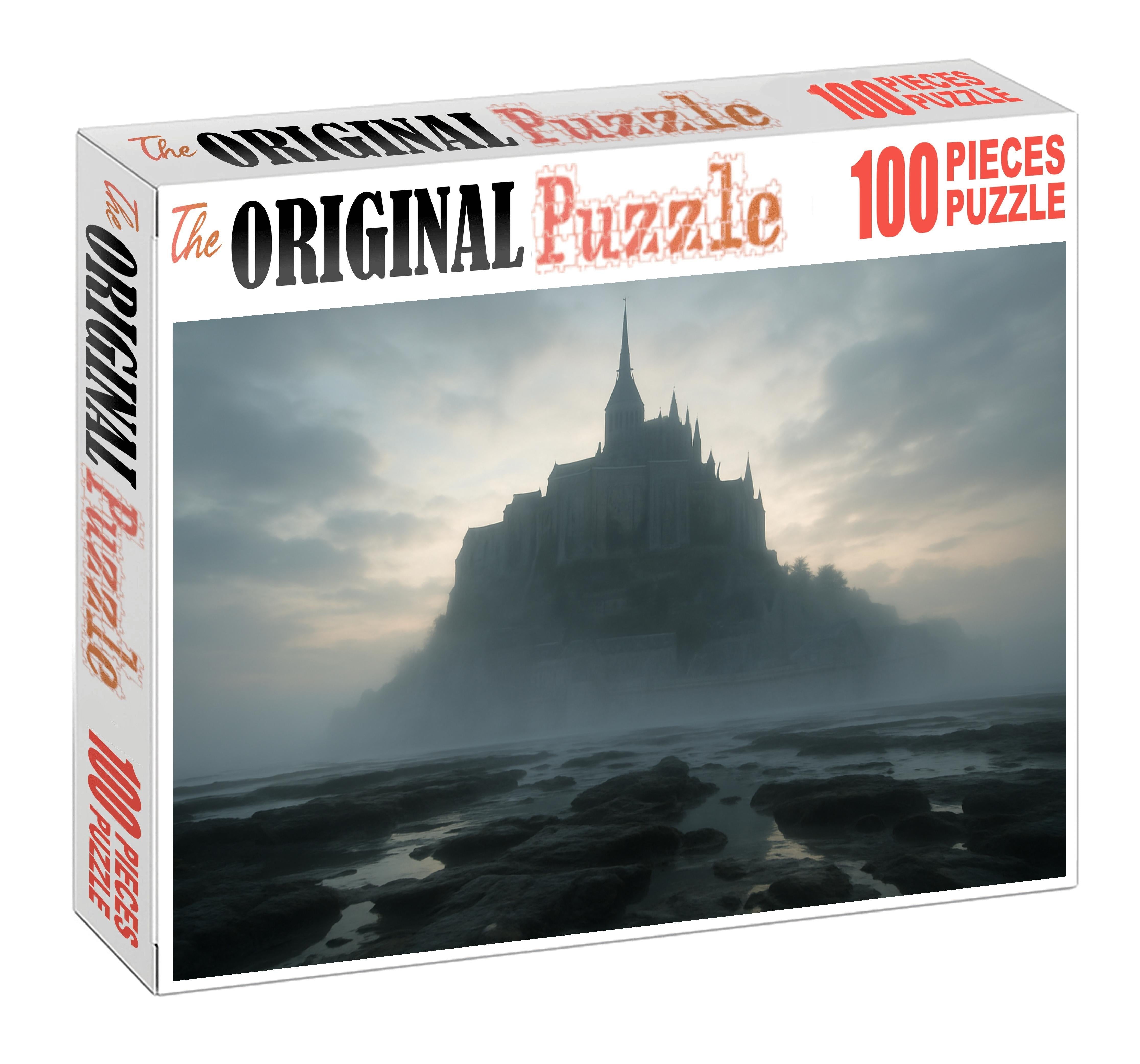 Mont Saint-michel Perched On A Tidal Island In Normandy France Recognized By 6740 Globally For Its Medieval Silhouette Unique Puzzle Design