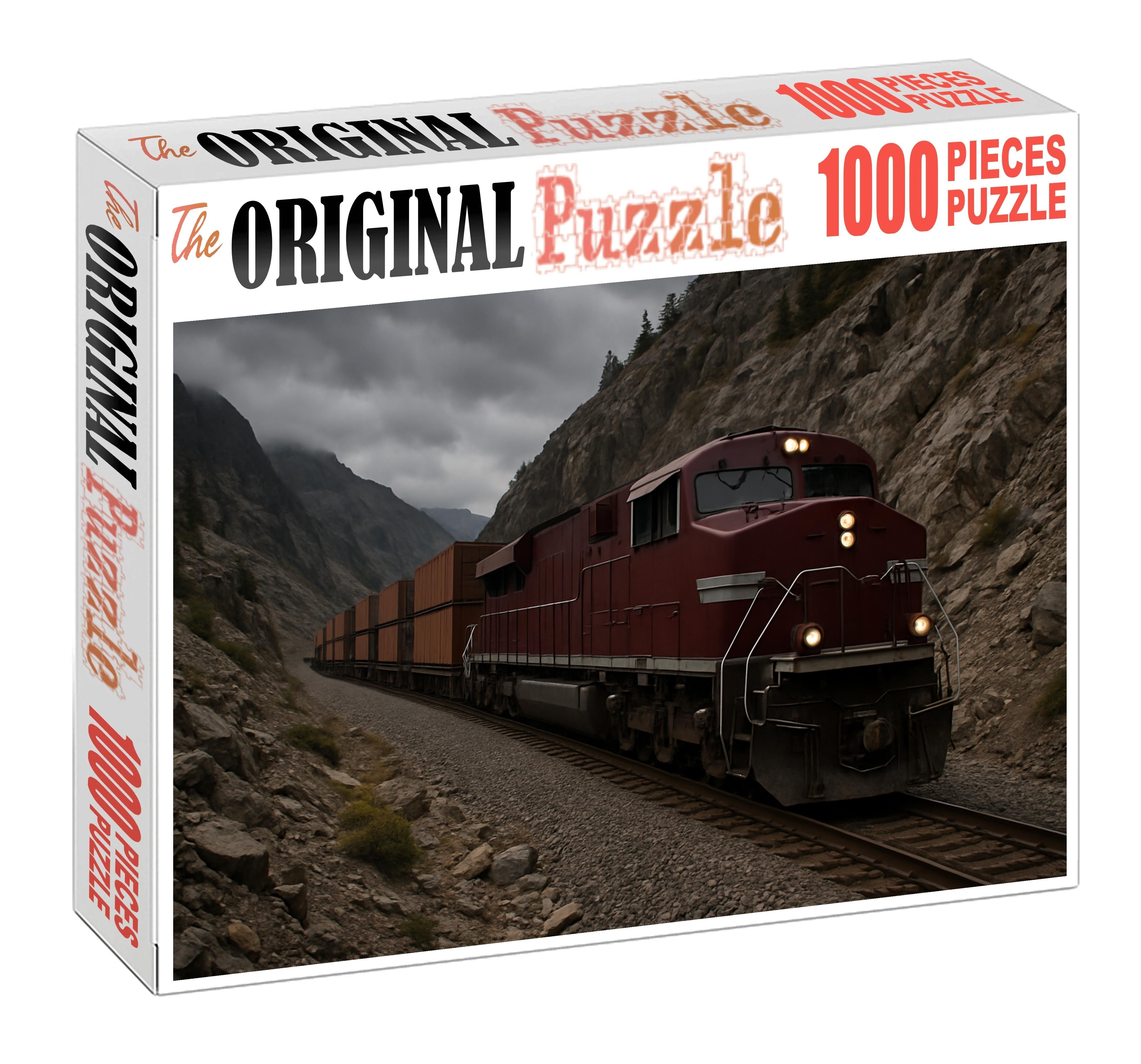 Crimson Horizon Diesel-electric Freight Mini Puzzle