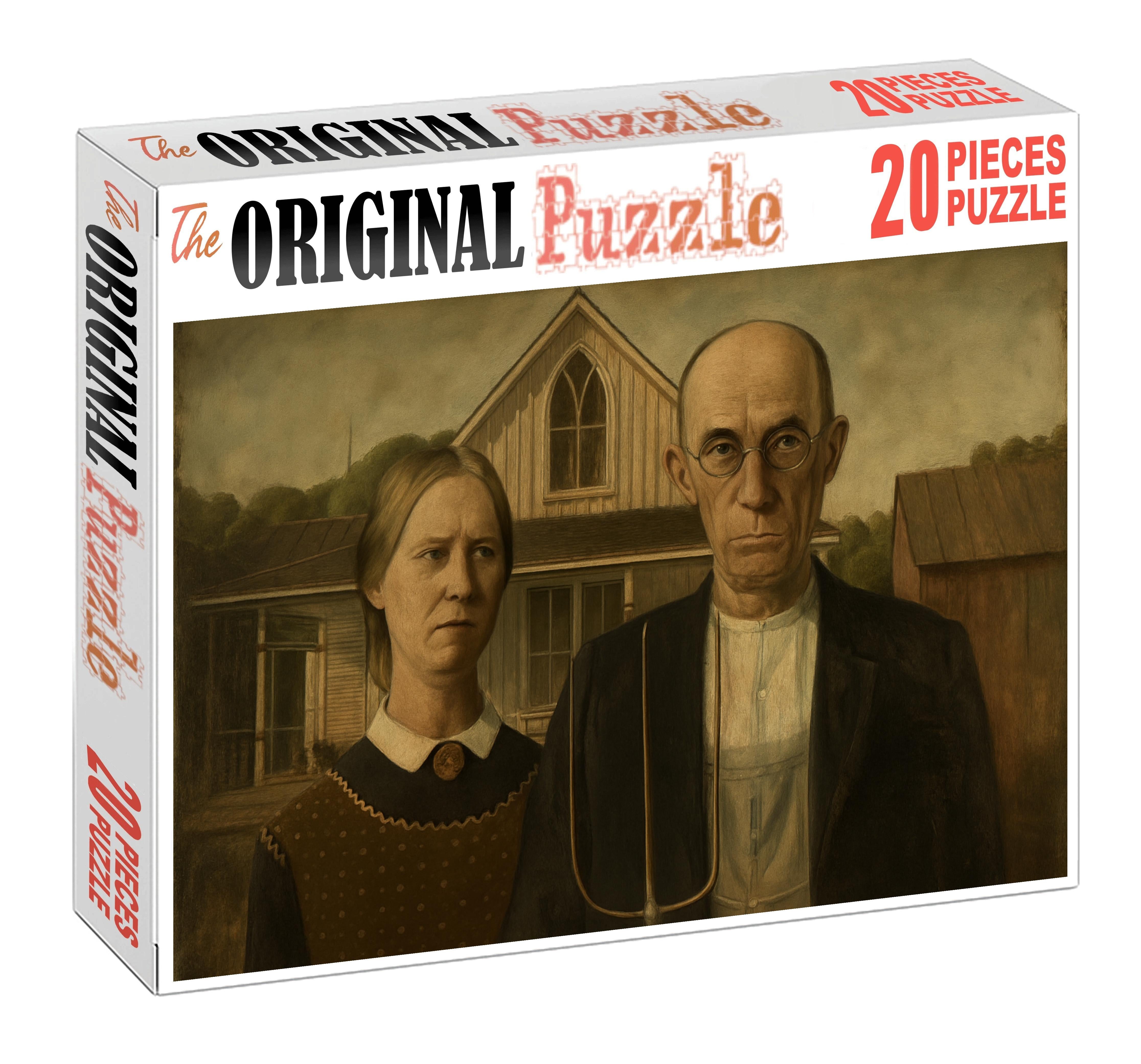 American Gothic Premium Puzzle Pieces