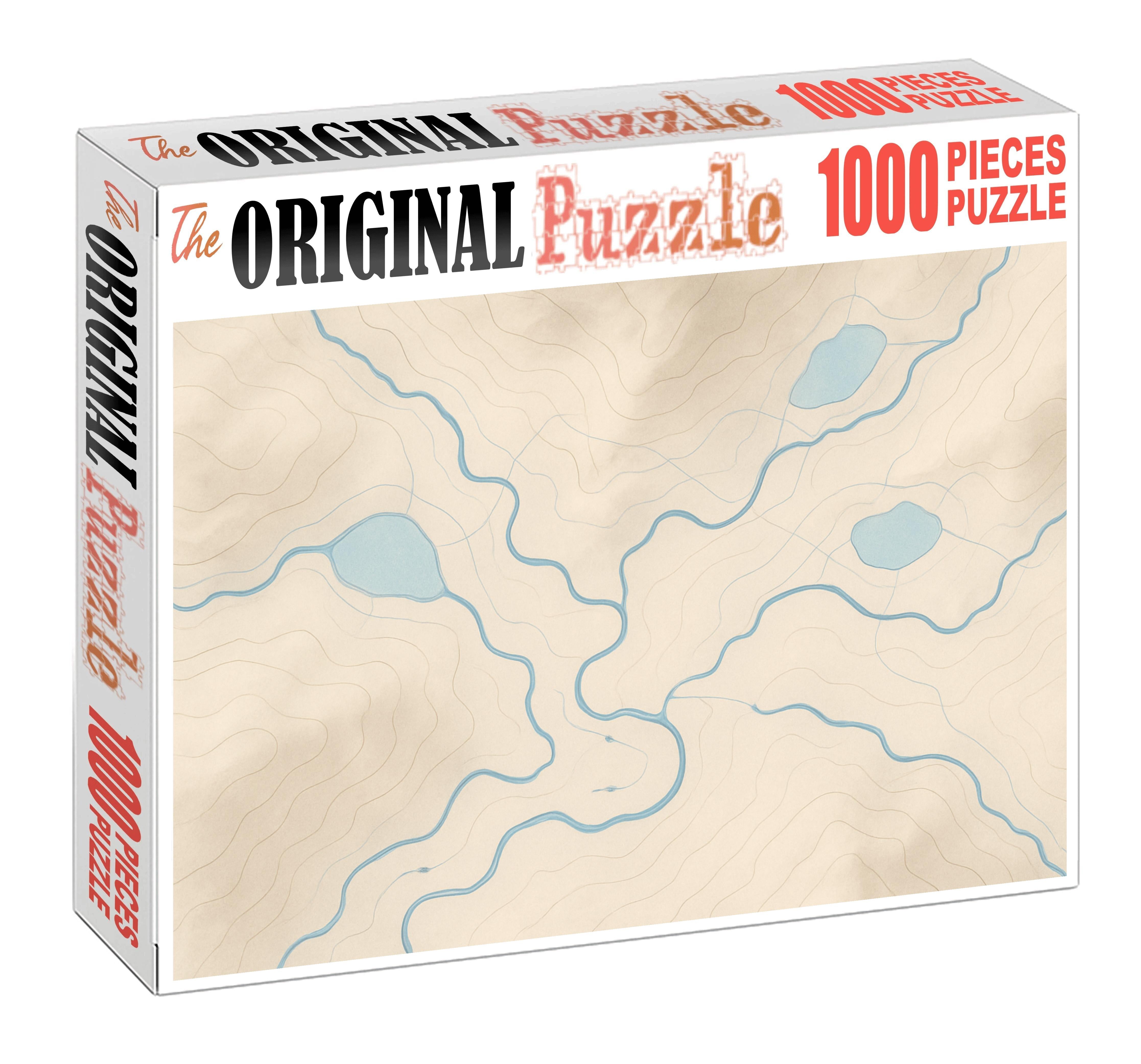Hydrological Network Overlay 20 Piece Puzzle