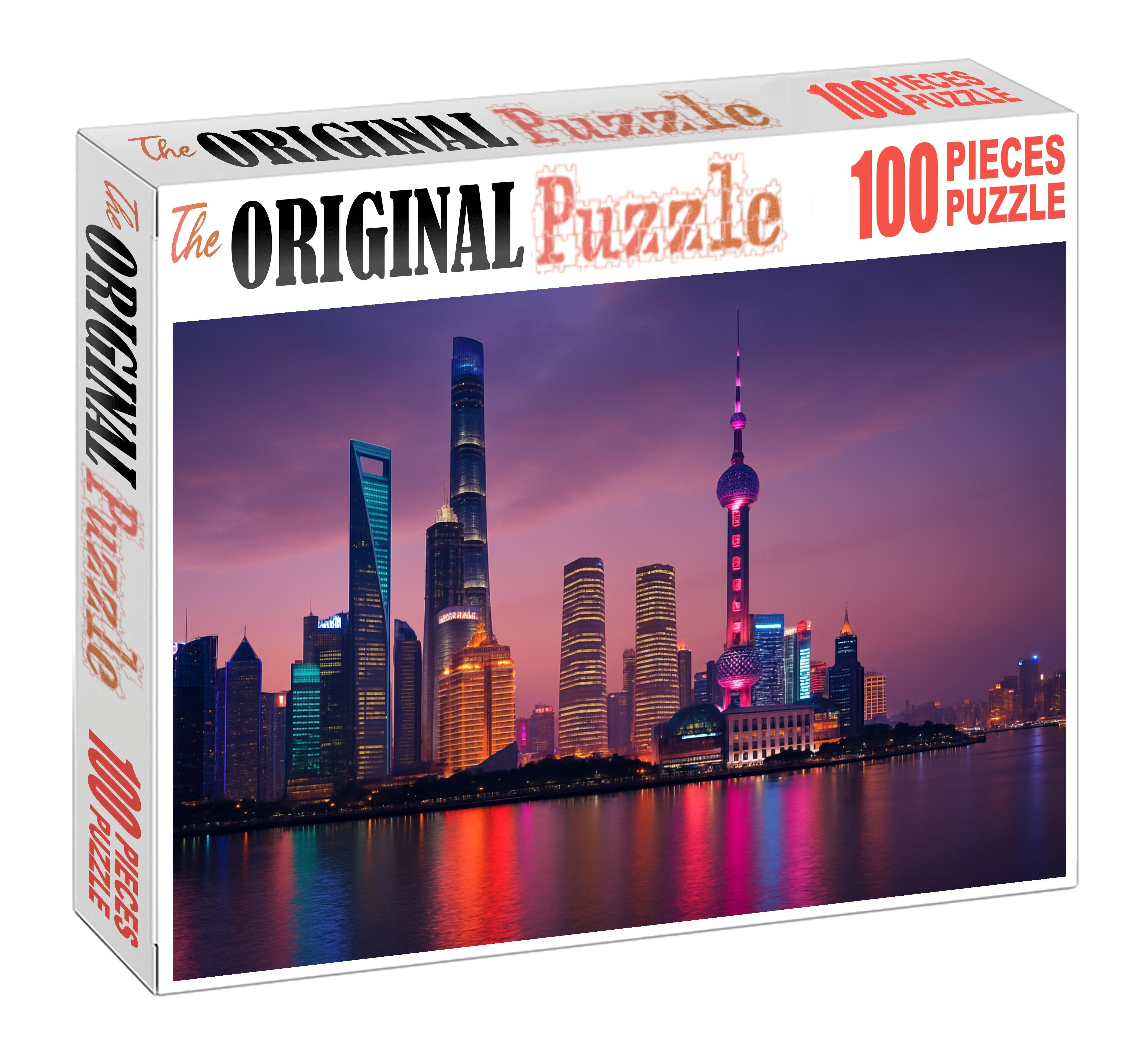 Shanghai Pudong Skyline Asia's Rising Financial Powerhouse 100 Piece Puzzle
