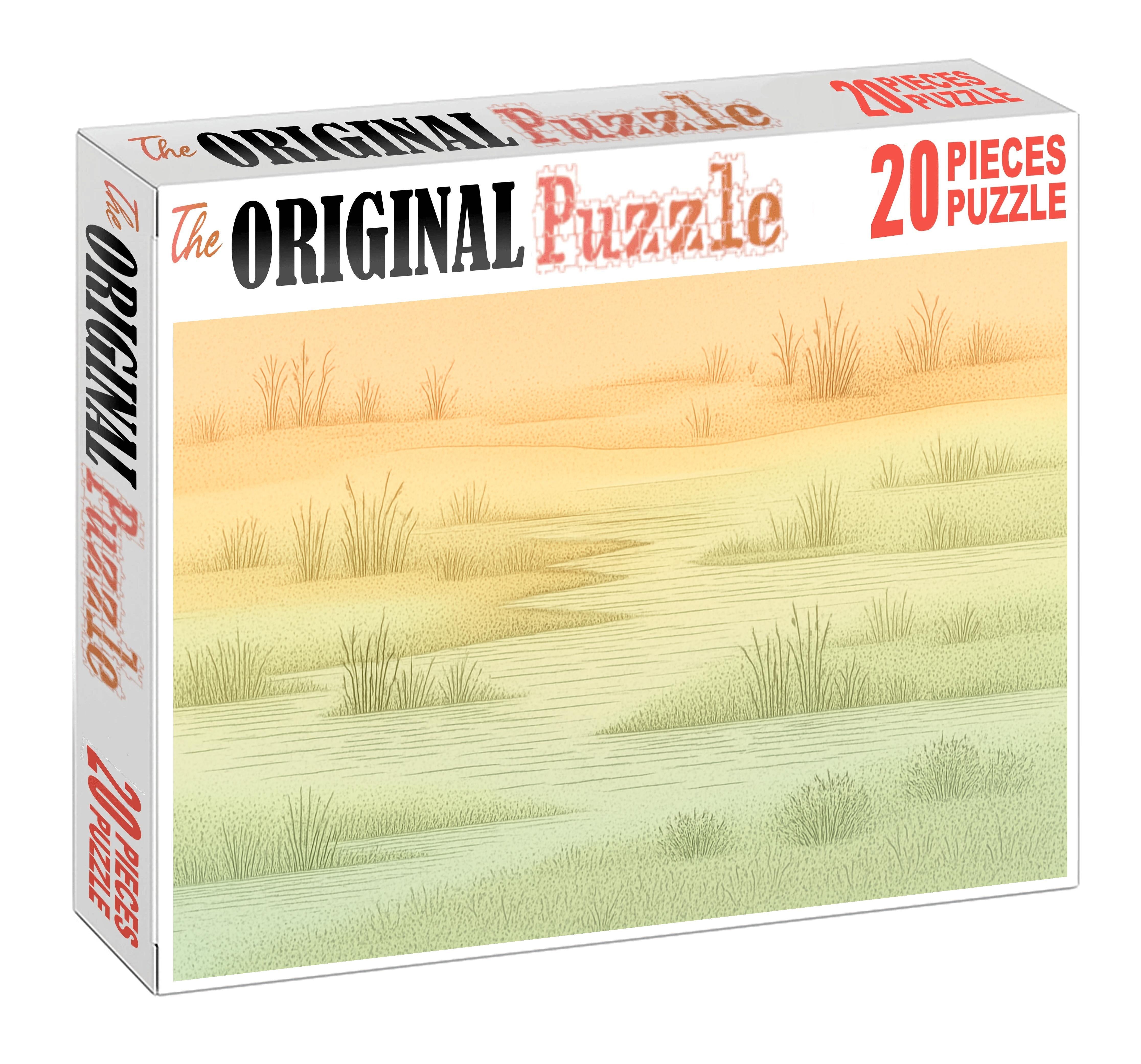 Tidal Marsh Gradient Map 300 Piece Puzzle