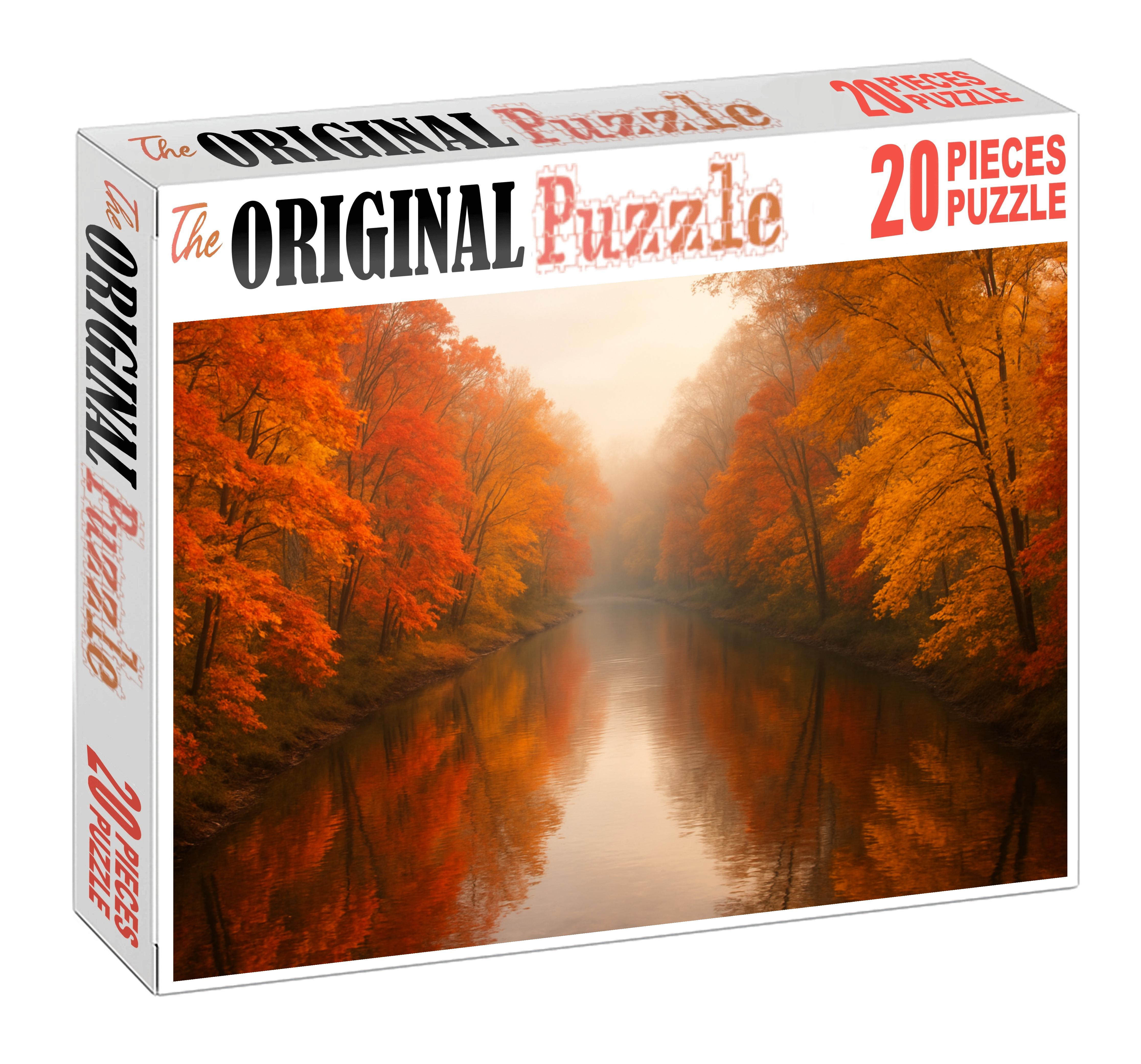 Autumn Riverside Passage Easy Puzzles