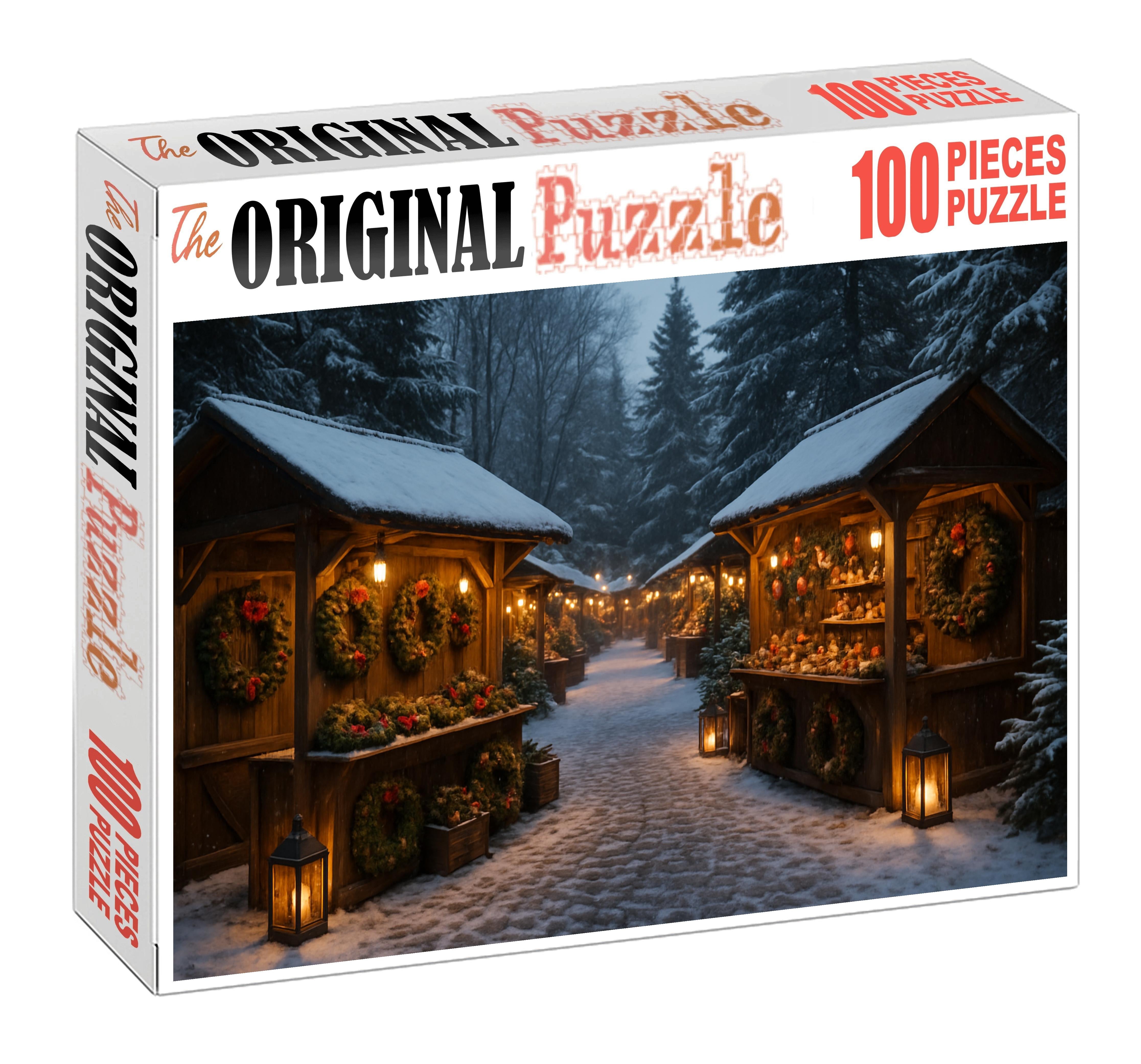 Rustic Frost Market Puzzle Fun