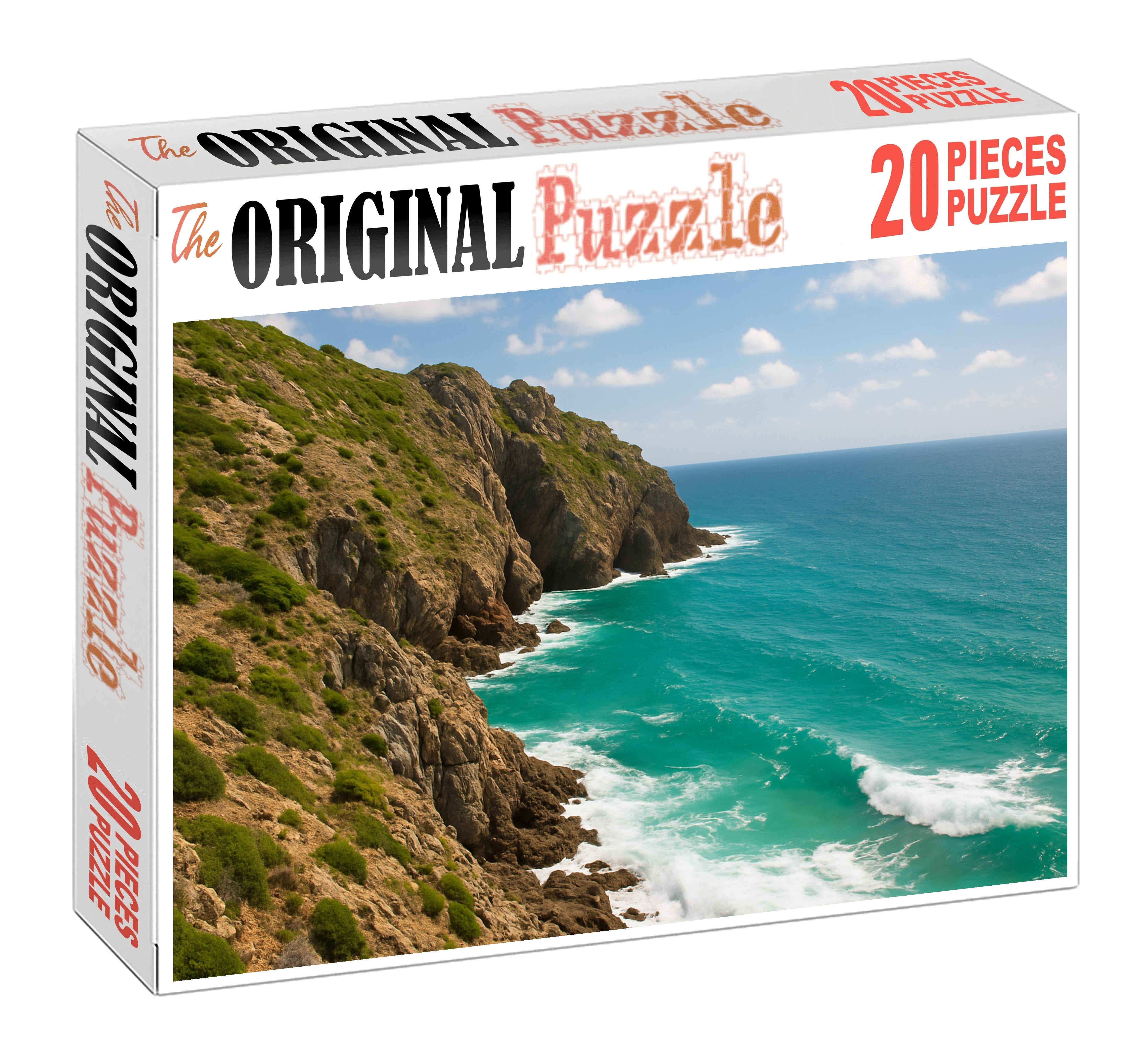Azure Coastal Cliffs 20 Piece Puzzle